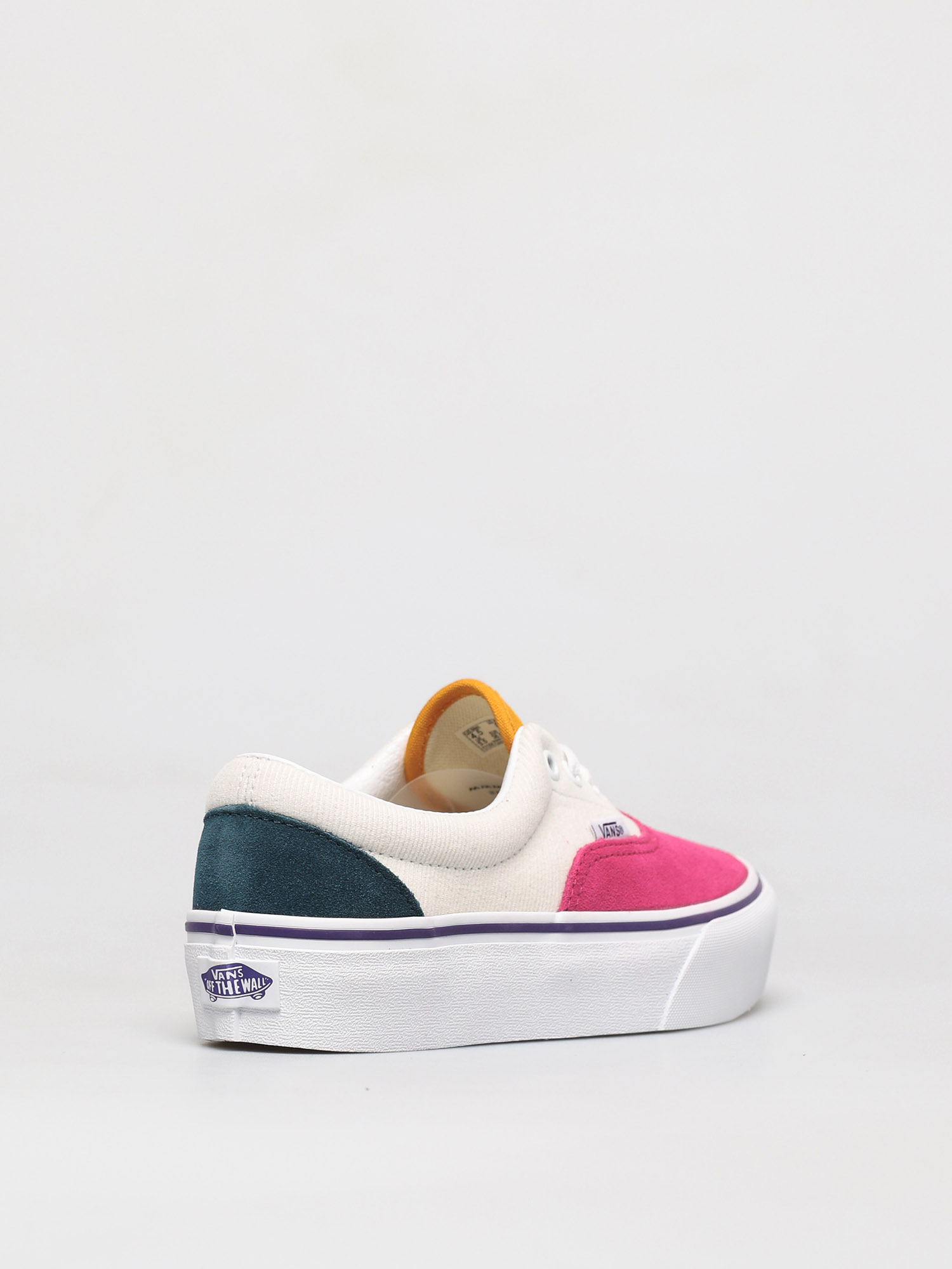 vans era platform multicolor