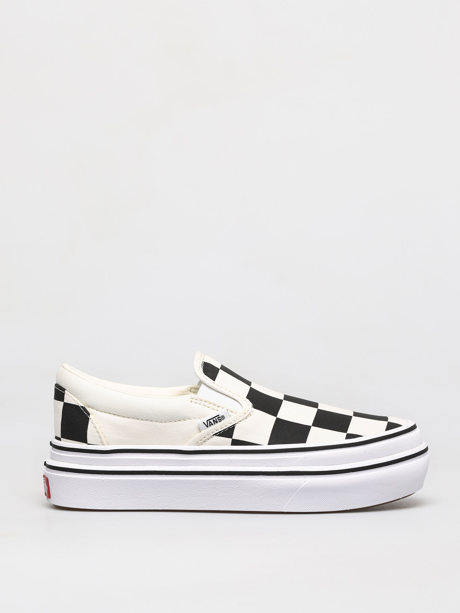 comfycush slip on vans black