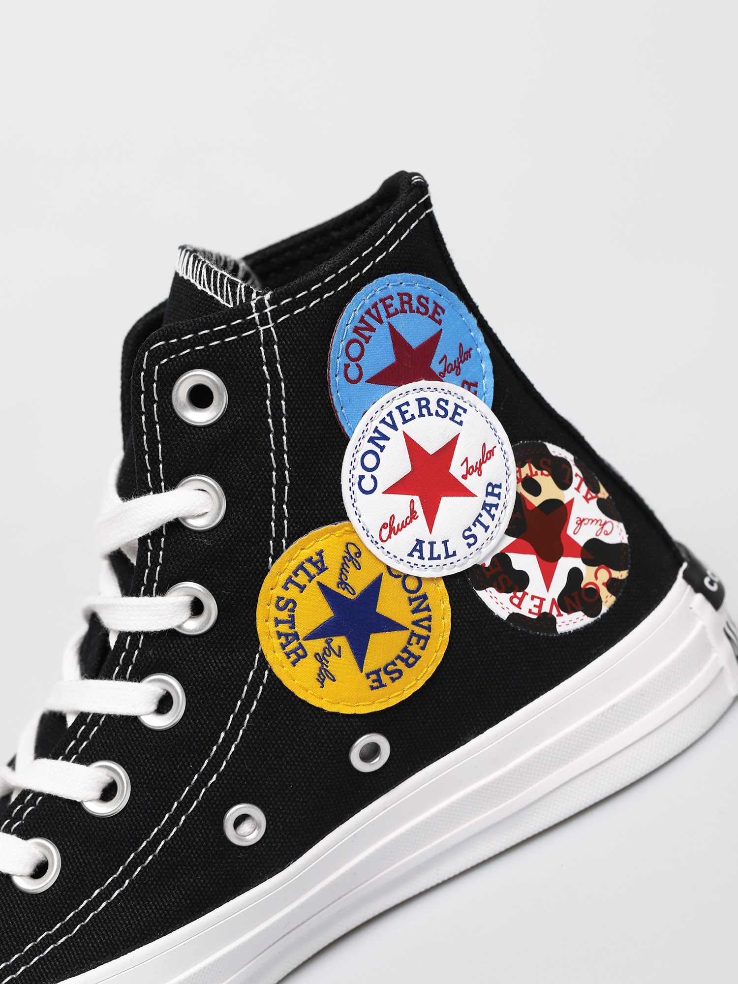 Converse Chuck Taylor All Star Multi Logo Hi Chucks (black)