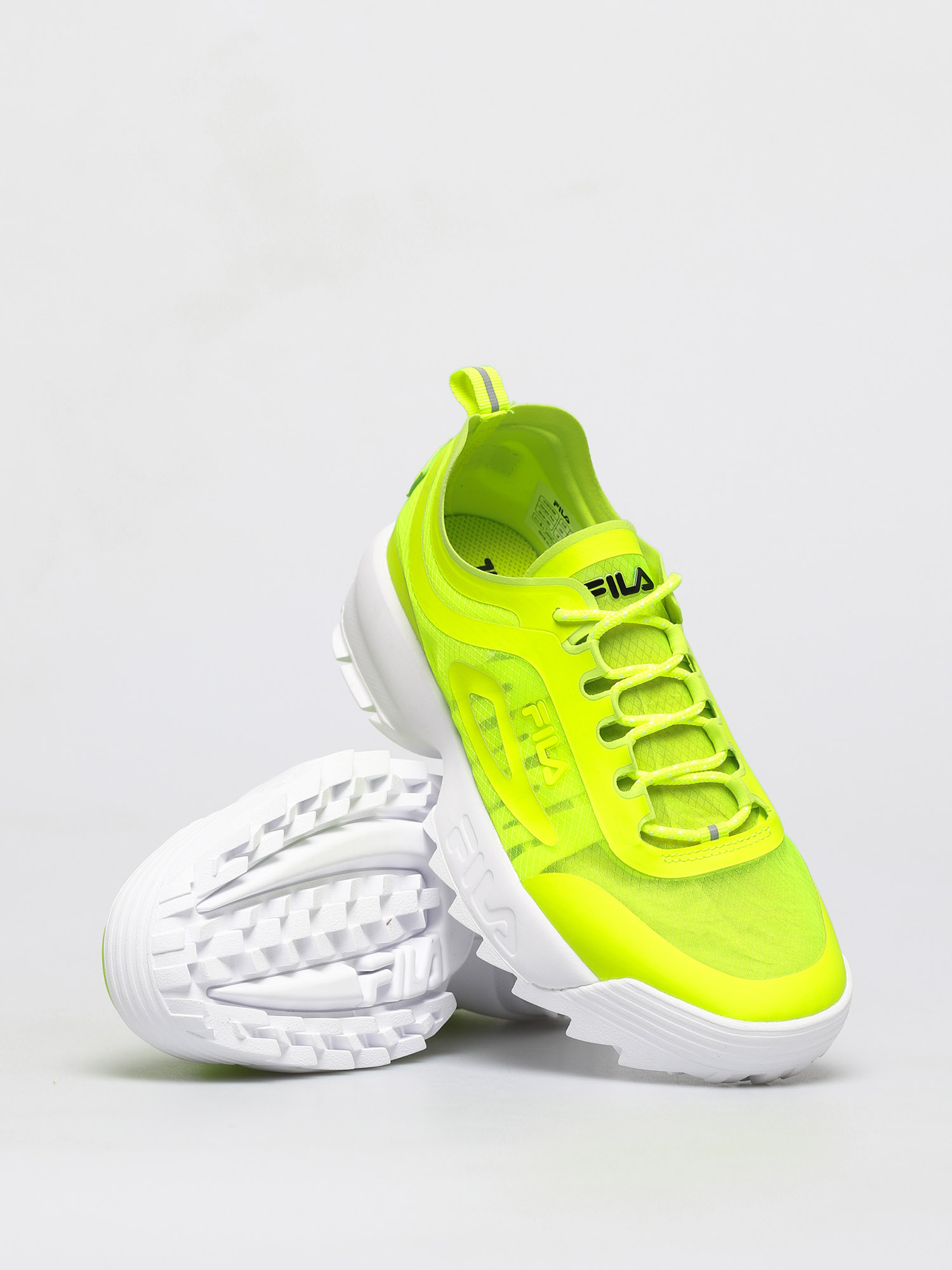 Fila Disruptor Run Shoes (neon lime)