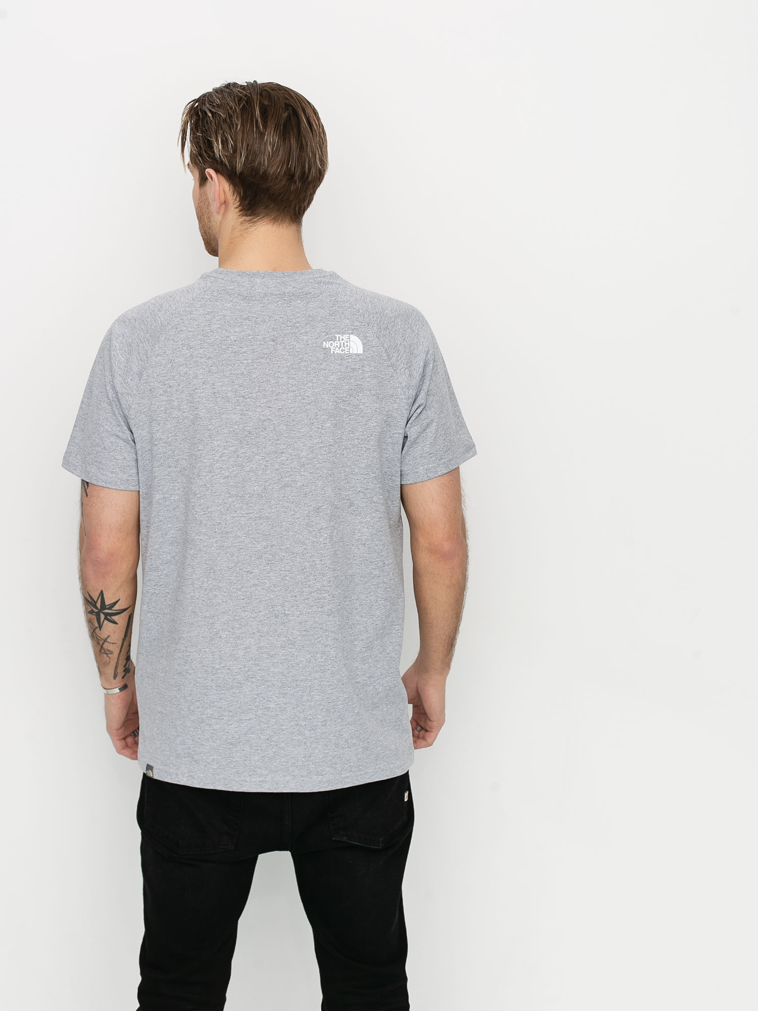The North Face Raglan Redbox T-shirt (light grey/digital camo)