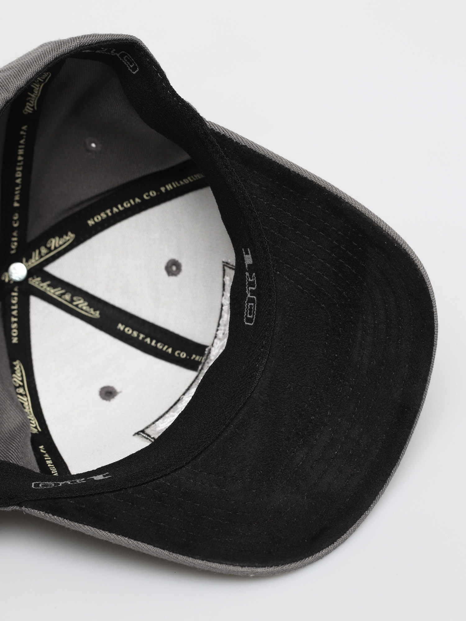 Mitchell & Ness Box Logo 110 6 Panel ZD Cap - grey (charcoal)