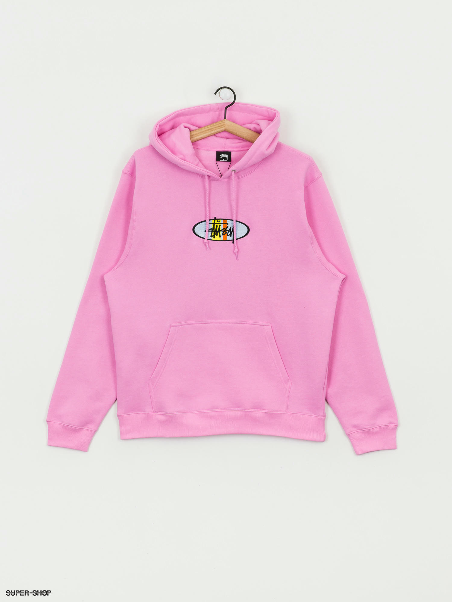 stussy pink hoodie