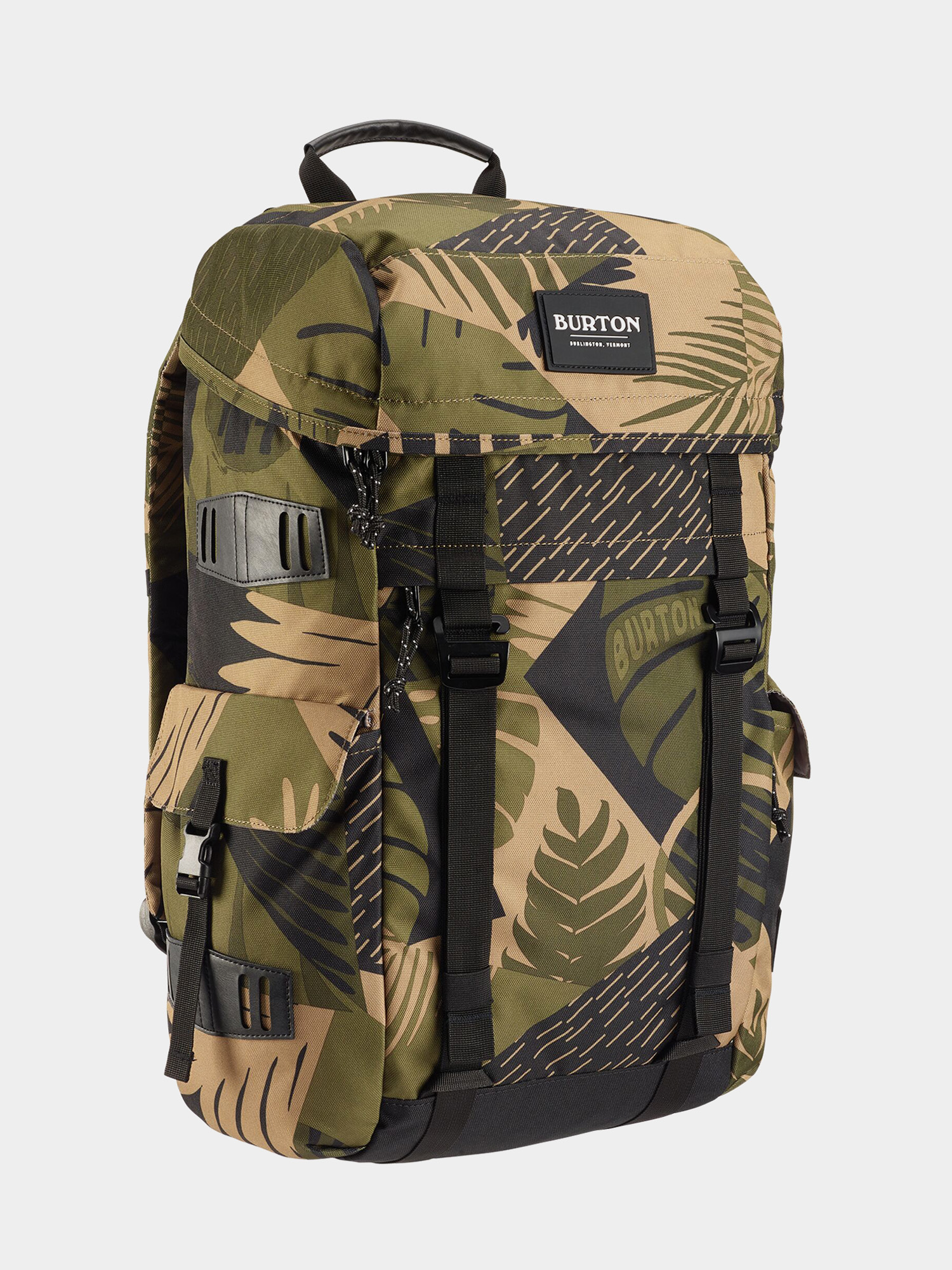 Burton Annex Rucksack (martini olive woodcut palm)