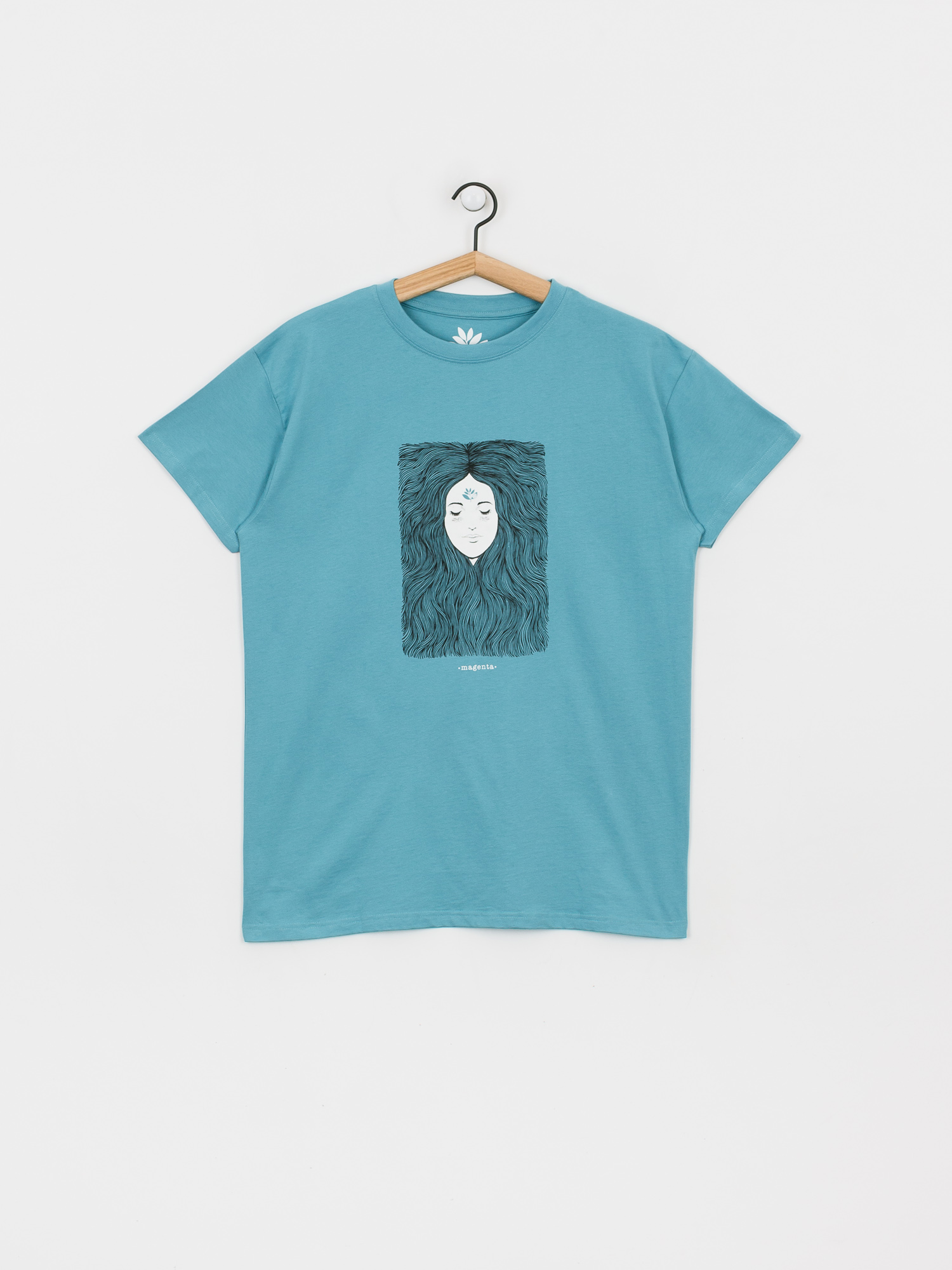 Magenta Peace T-shirt (blue)