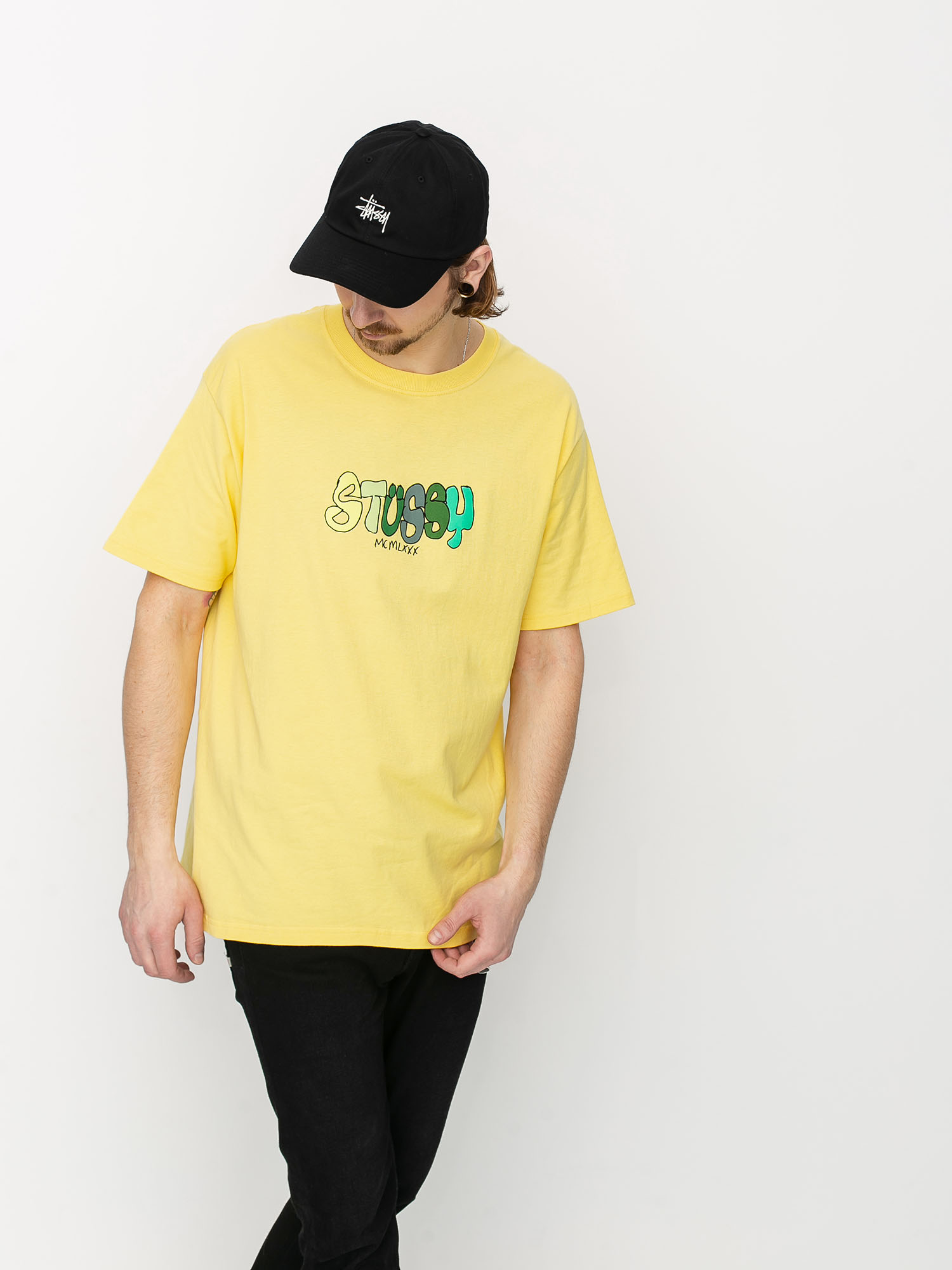 Stussy Mcmlxxx T-shirt - yellow (yellow)