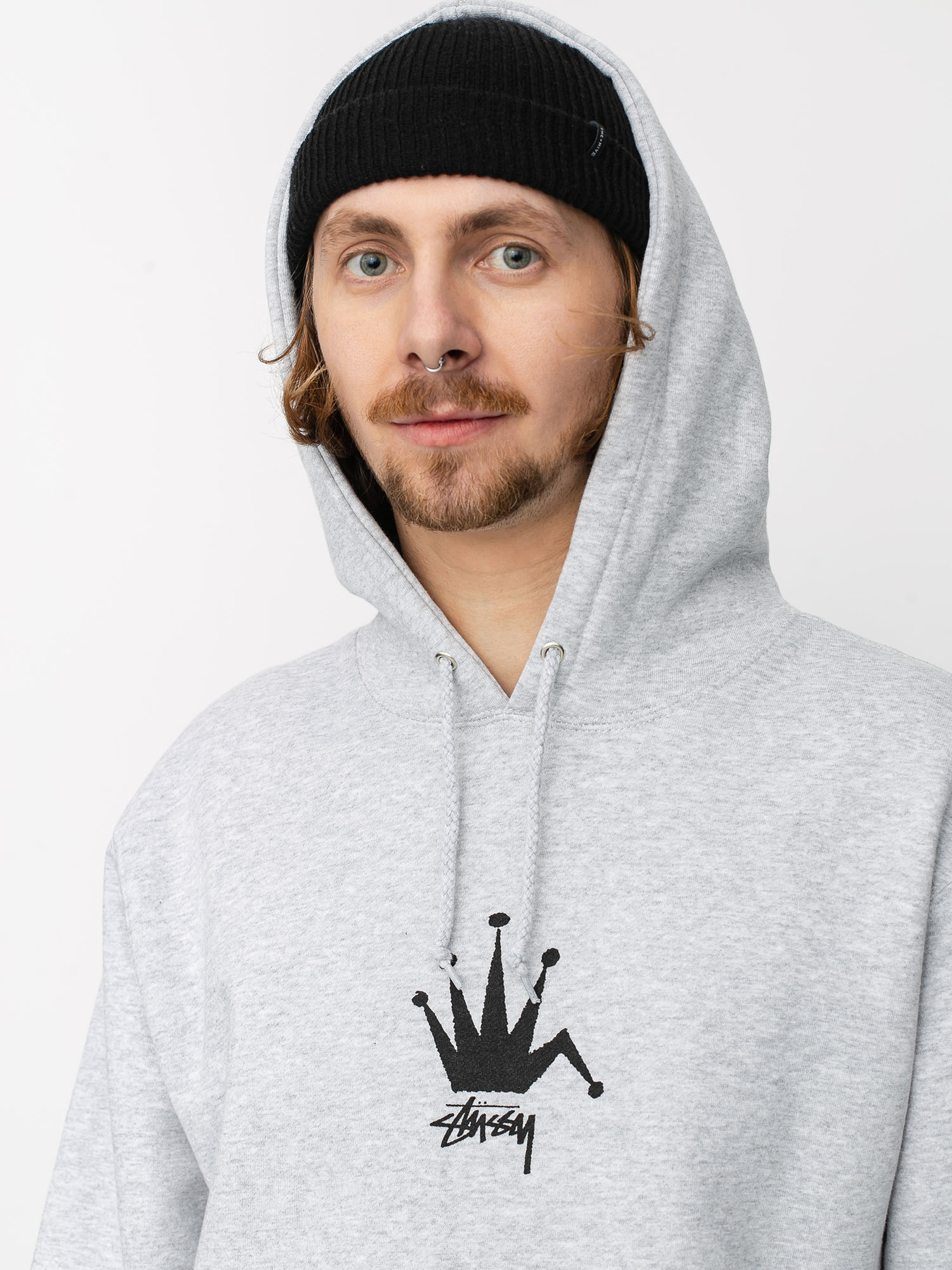 Stussy Old Crown HD Hoodie (ash heather)