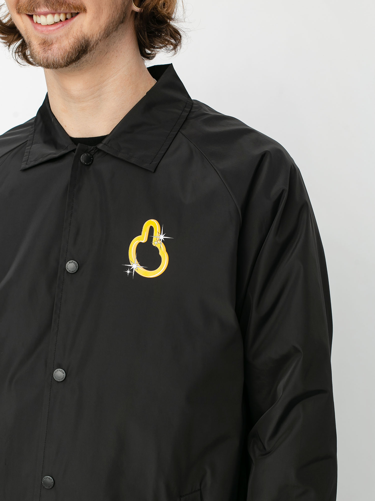 RipNDip Nermhog Coach Jacket (black)