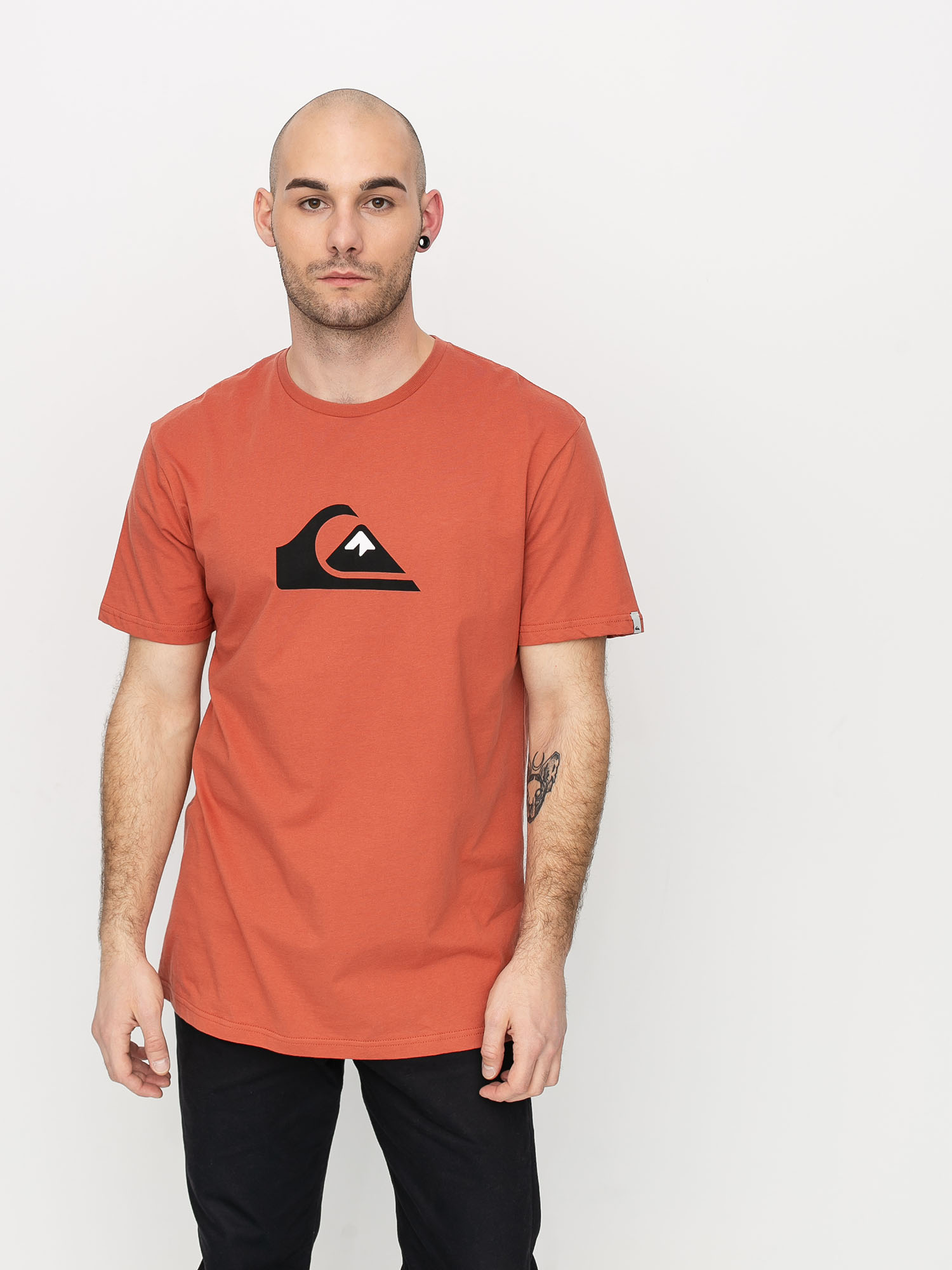 Quiksilver Comp Logo T-shirt (redwood)