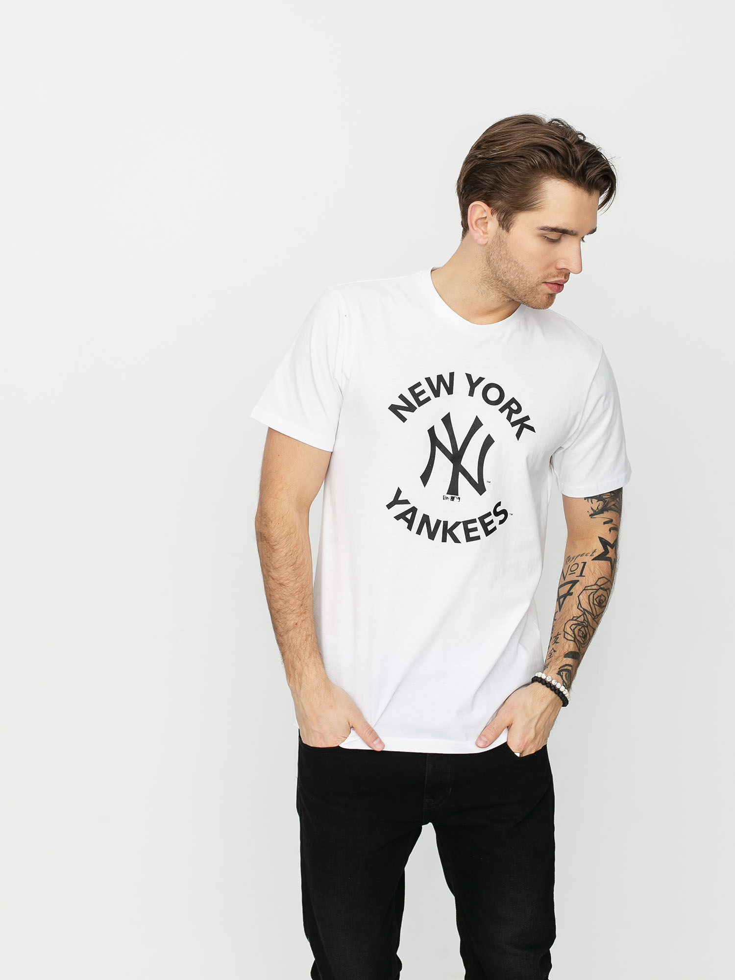 New Era Mlb New York Yankees T-shirt white (whi)