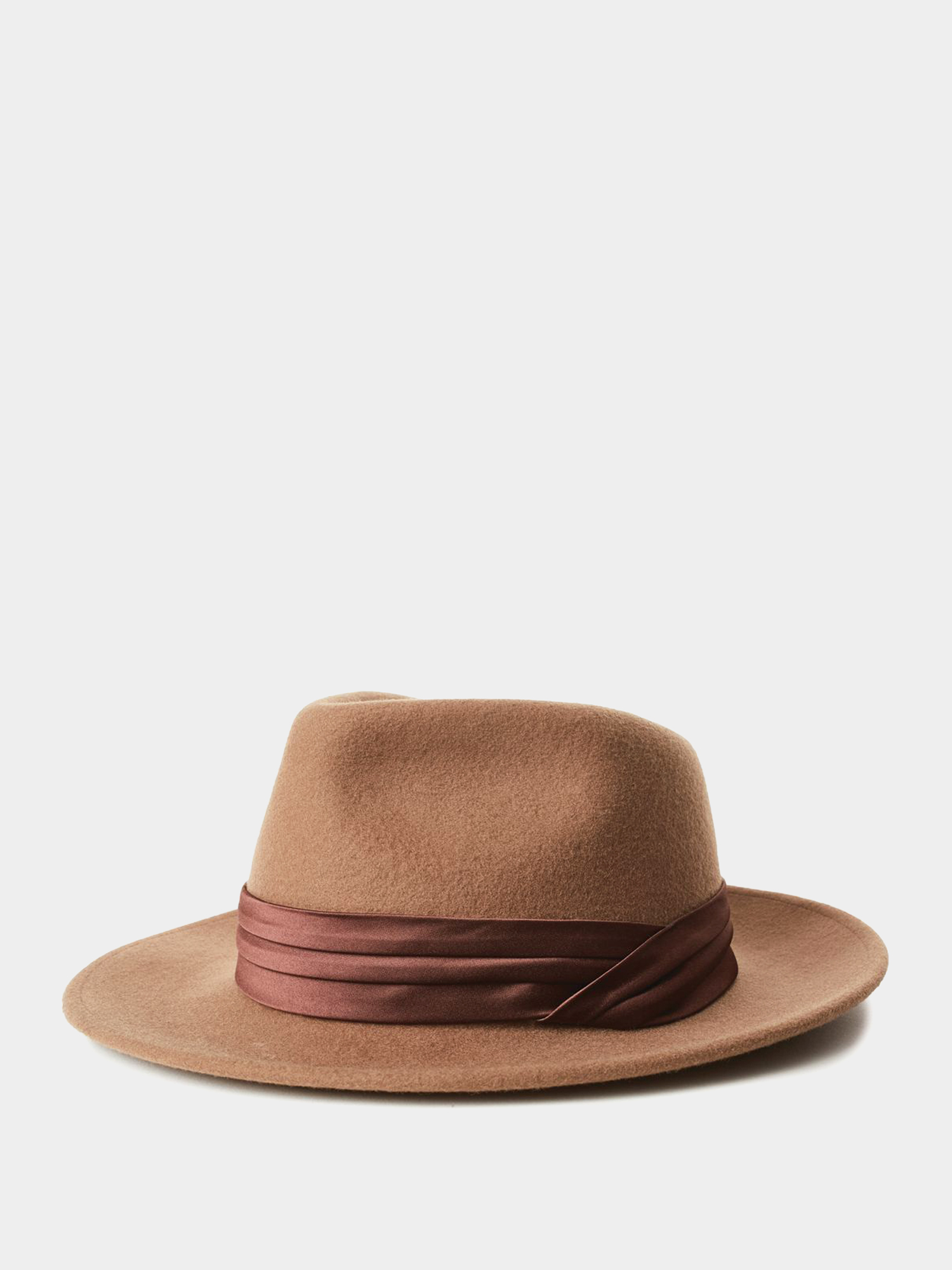 Brixton Goodman Fedora Hat (camel)