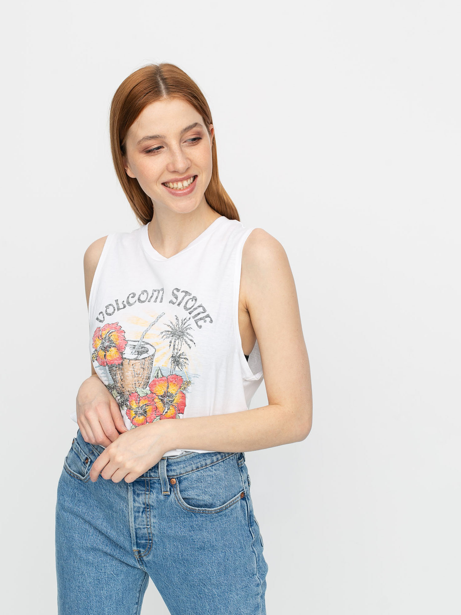 Volcom Stone Hour Tank top Wmn (white)