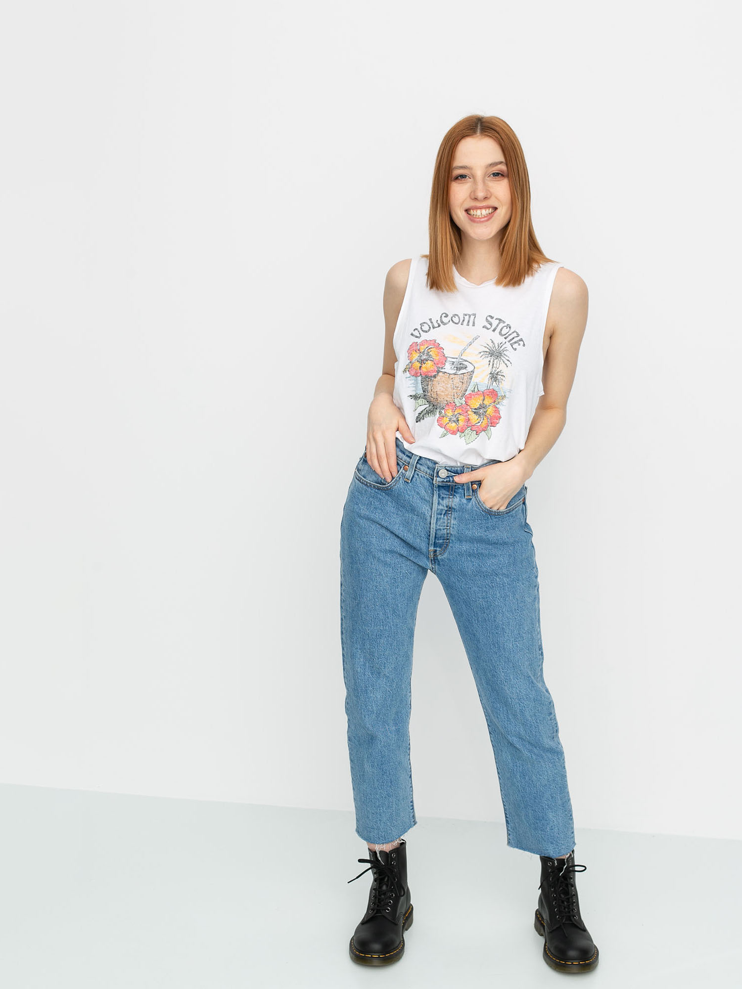 Volcom Stone Hour Tank top Wmn (white)