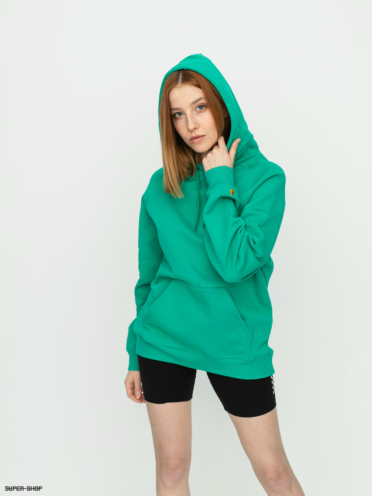 teal carhartt hoodie