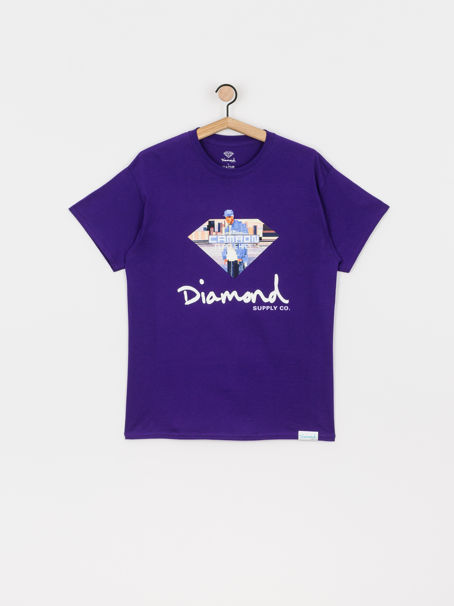 Diamond Supply Co. Cam Ron Sign T-shirt - violet (purple)