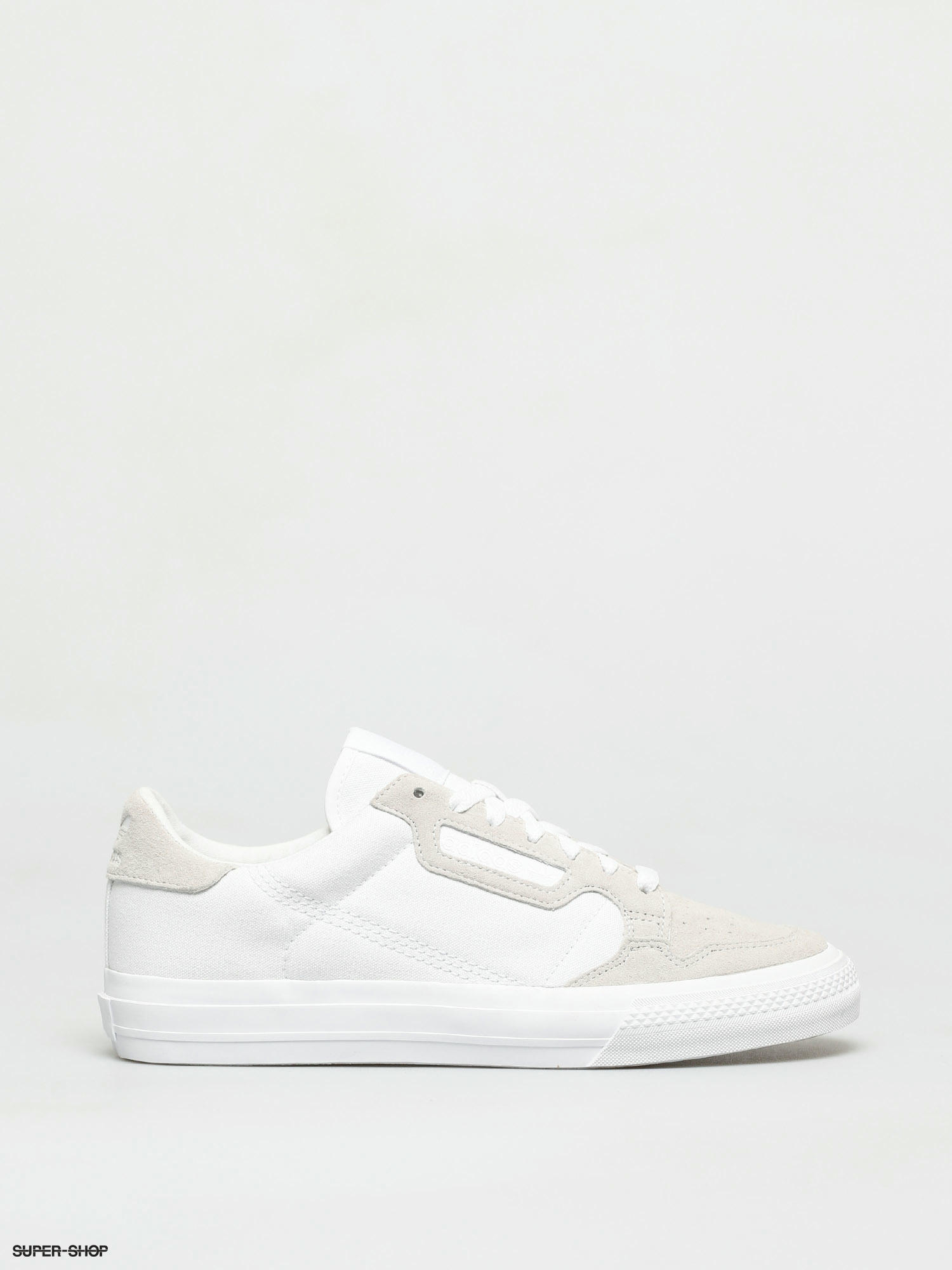 White & black store continental 80 vulc trainers