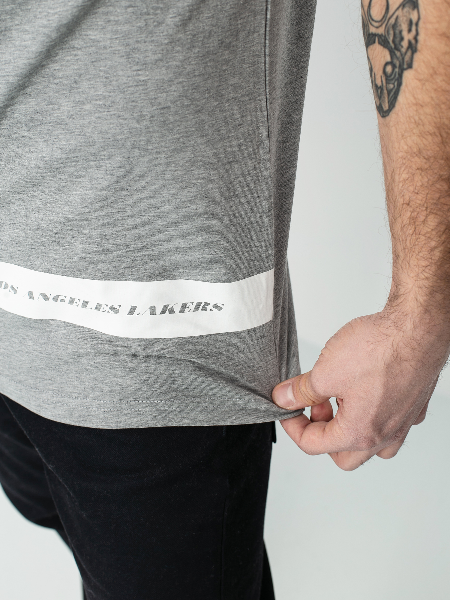 New Era Nba Block Wordmark Los Angeles Lakers T-shirt (lgh)