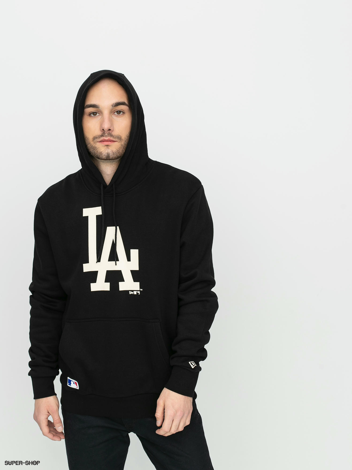 New era MLB Los Angeles Dodgers Hoodie Black