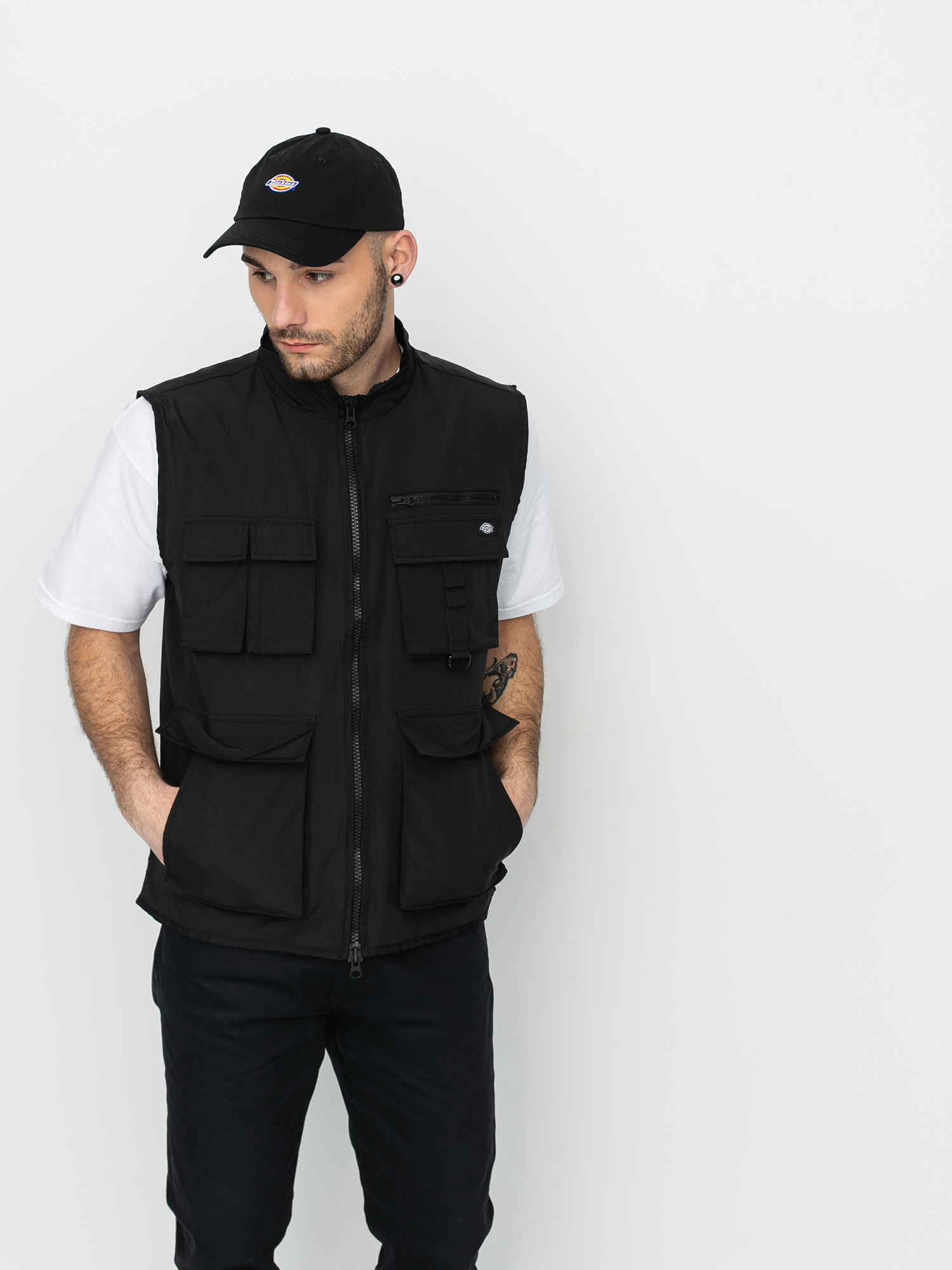 dickies sleeveless jacket