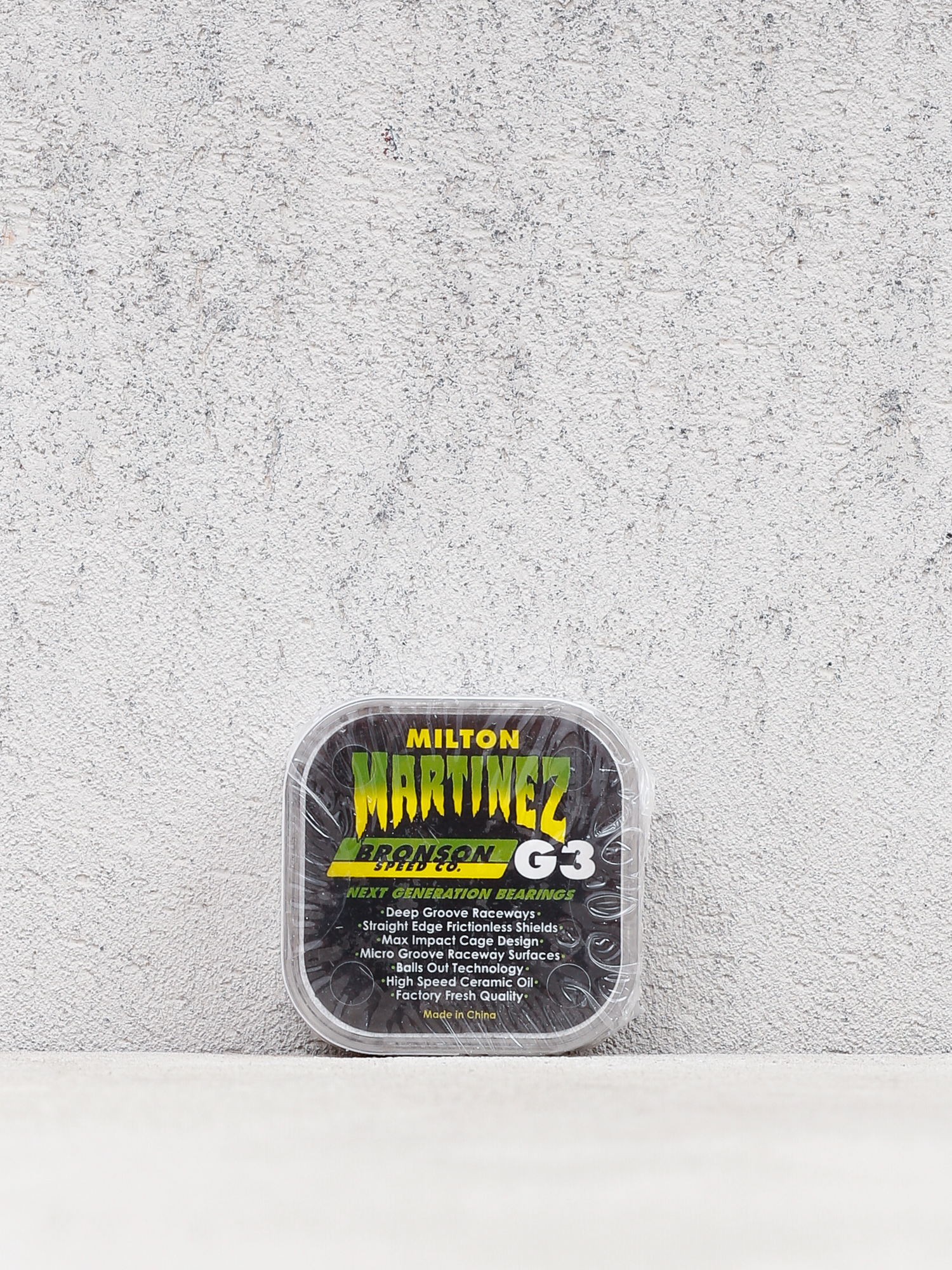 Bronson Martinez Pro G3 Bearings (silver/green)