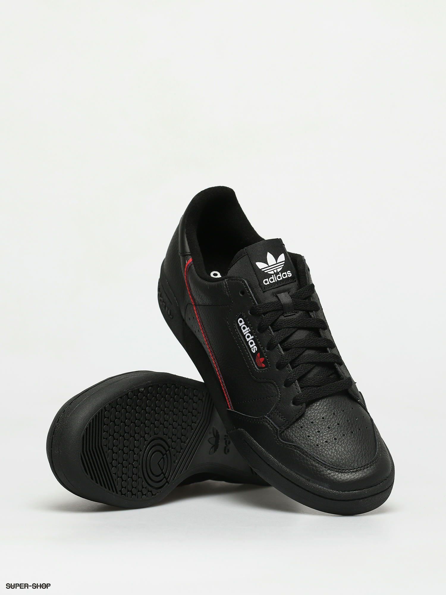 adidas Originals Continental 80 Shoes core black scarlet collegiate navy