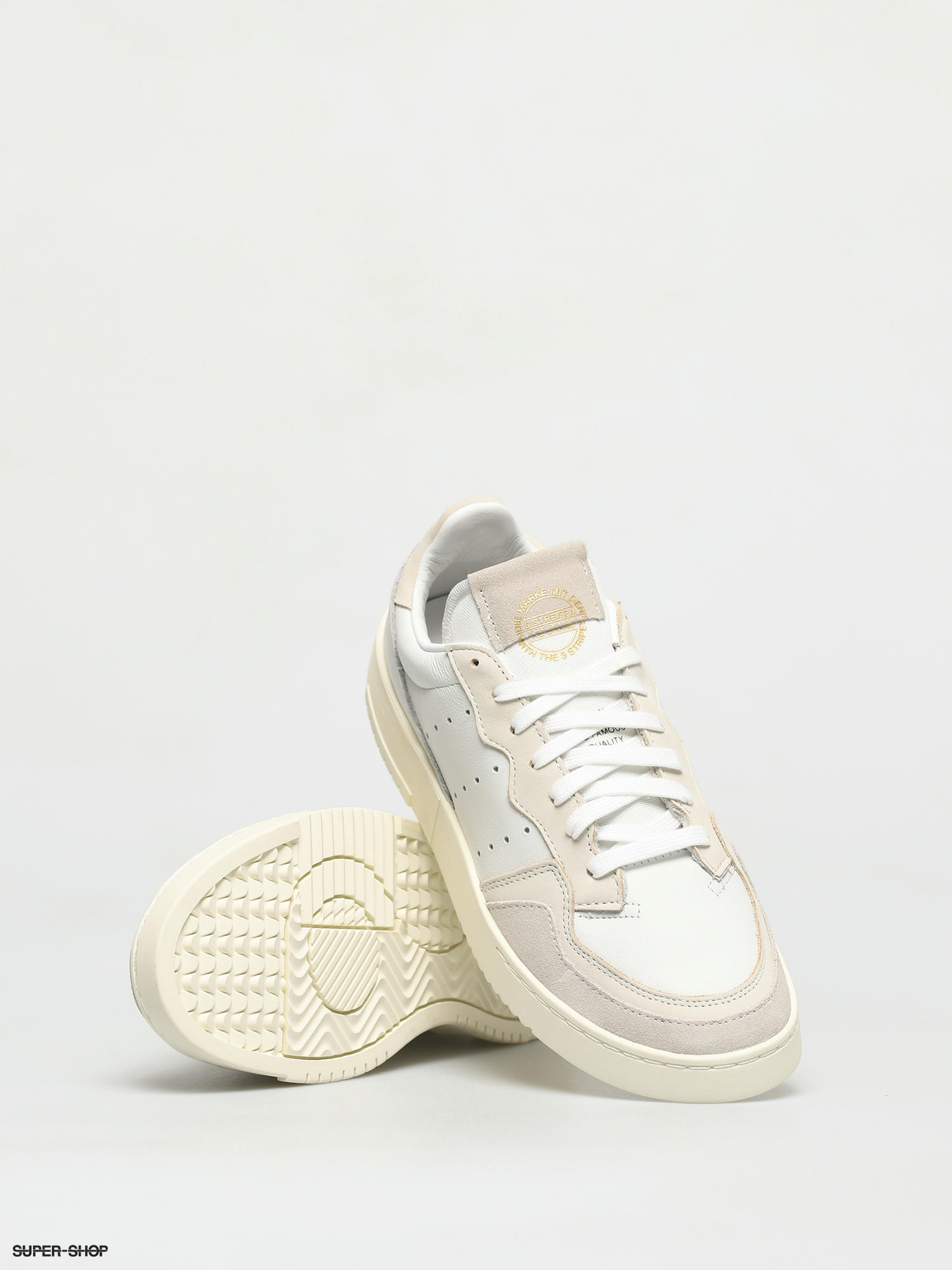 adidas Originals Supercourt Shoes (crystal white/chalk white/off
