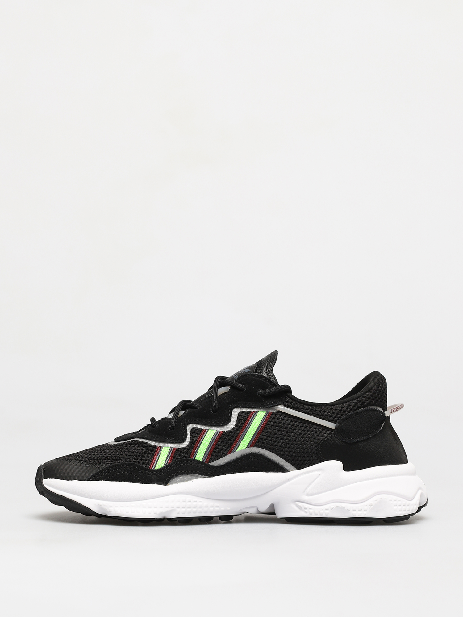 adidas Originals Ozweego Shoes black core black solar green onix