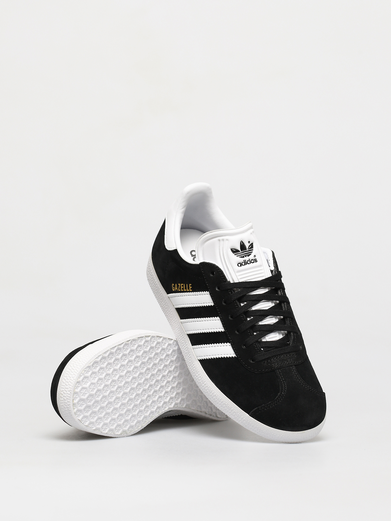 adidas gazelle silver green womens Gazelle (Black/White) – Home Skateshop main image 0