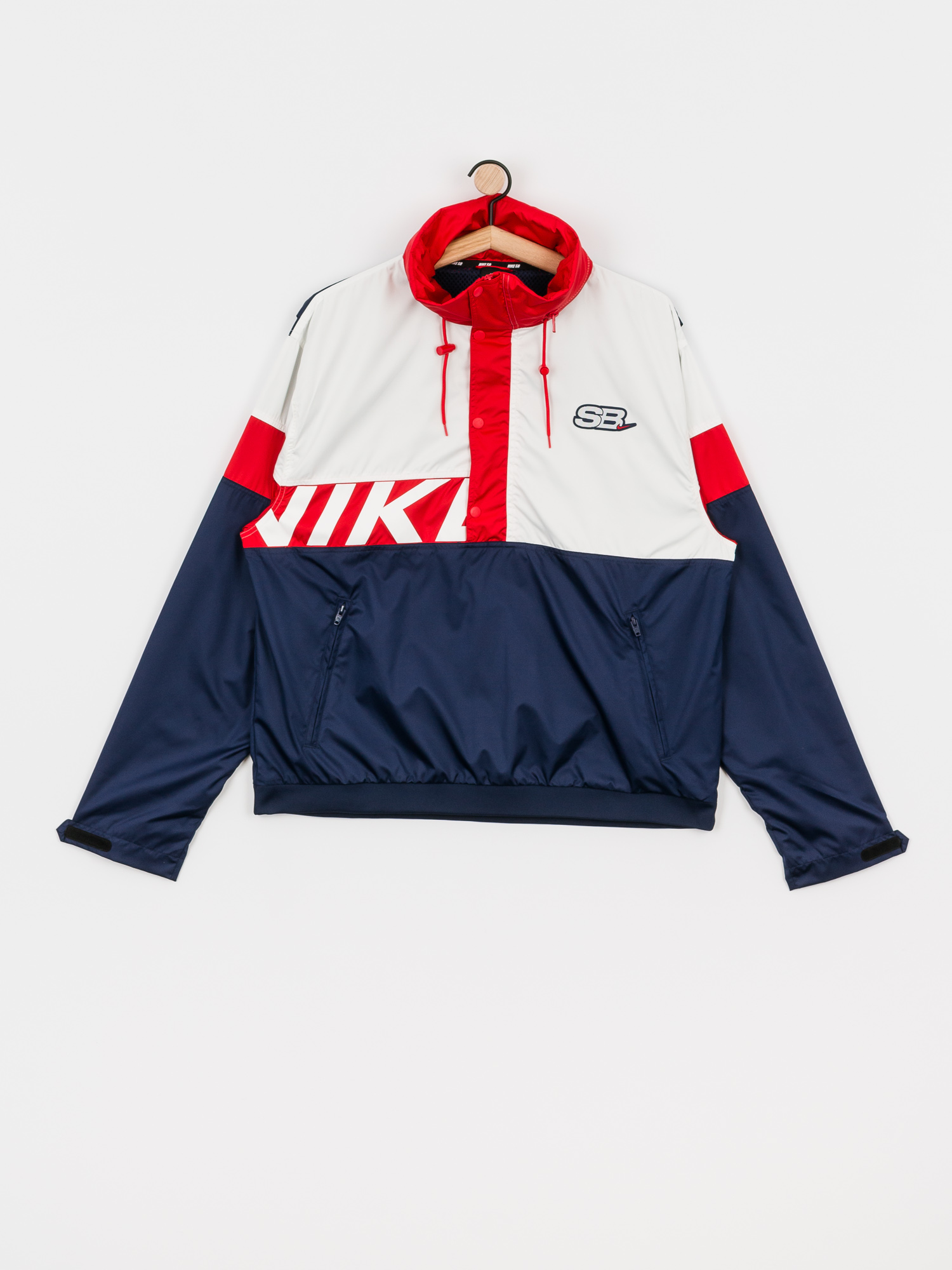 Nike SB Anorak Jacket - navy blue (midnight navy/white/university 
