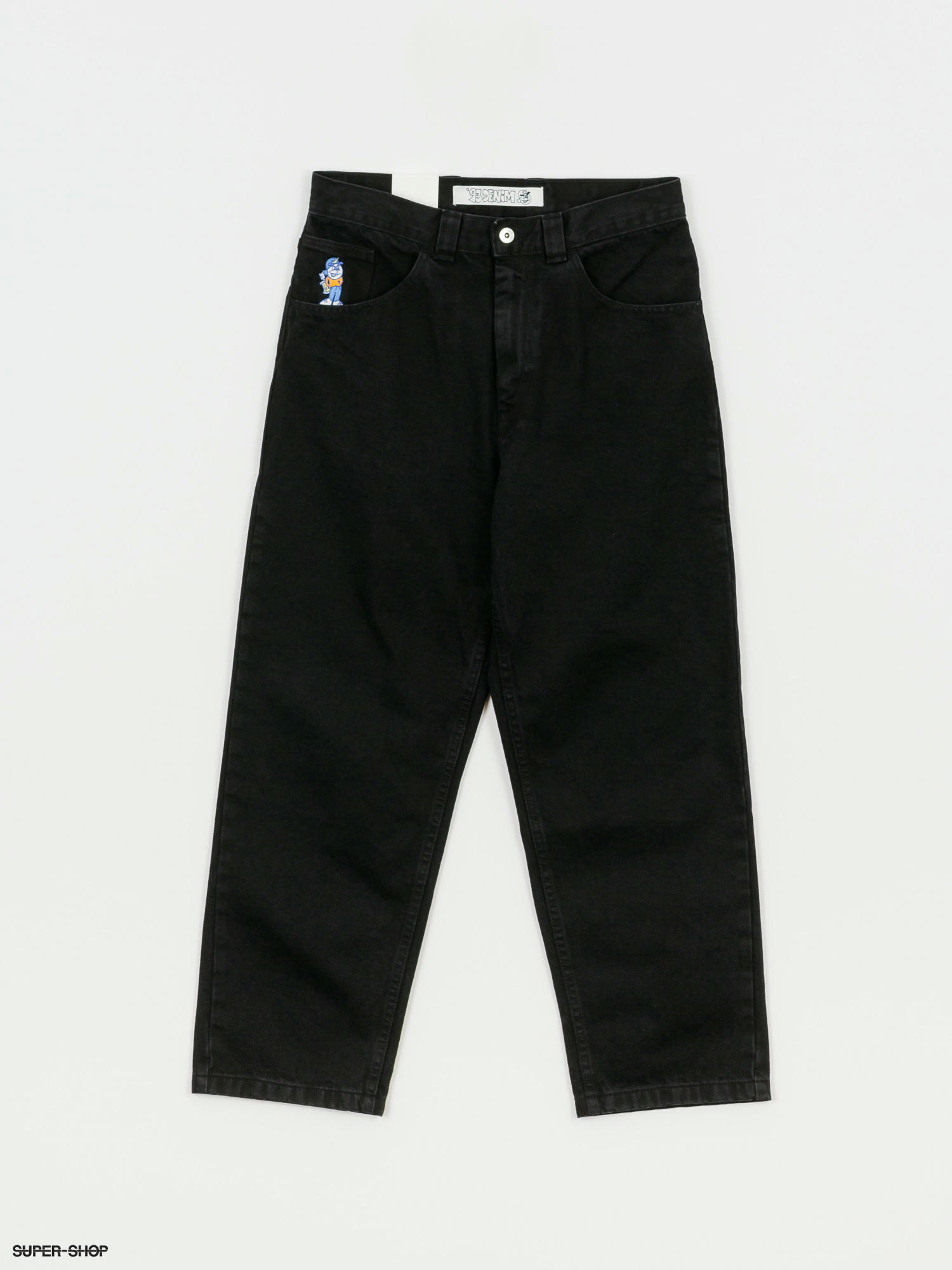 Polar Skate 93 Denim Pants (pitch black)