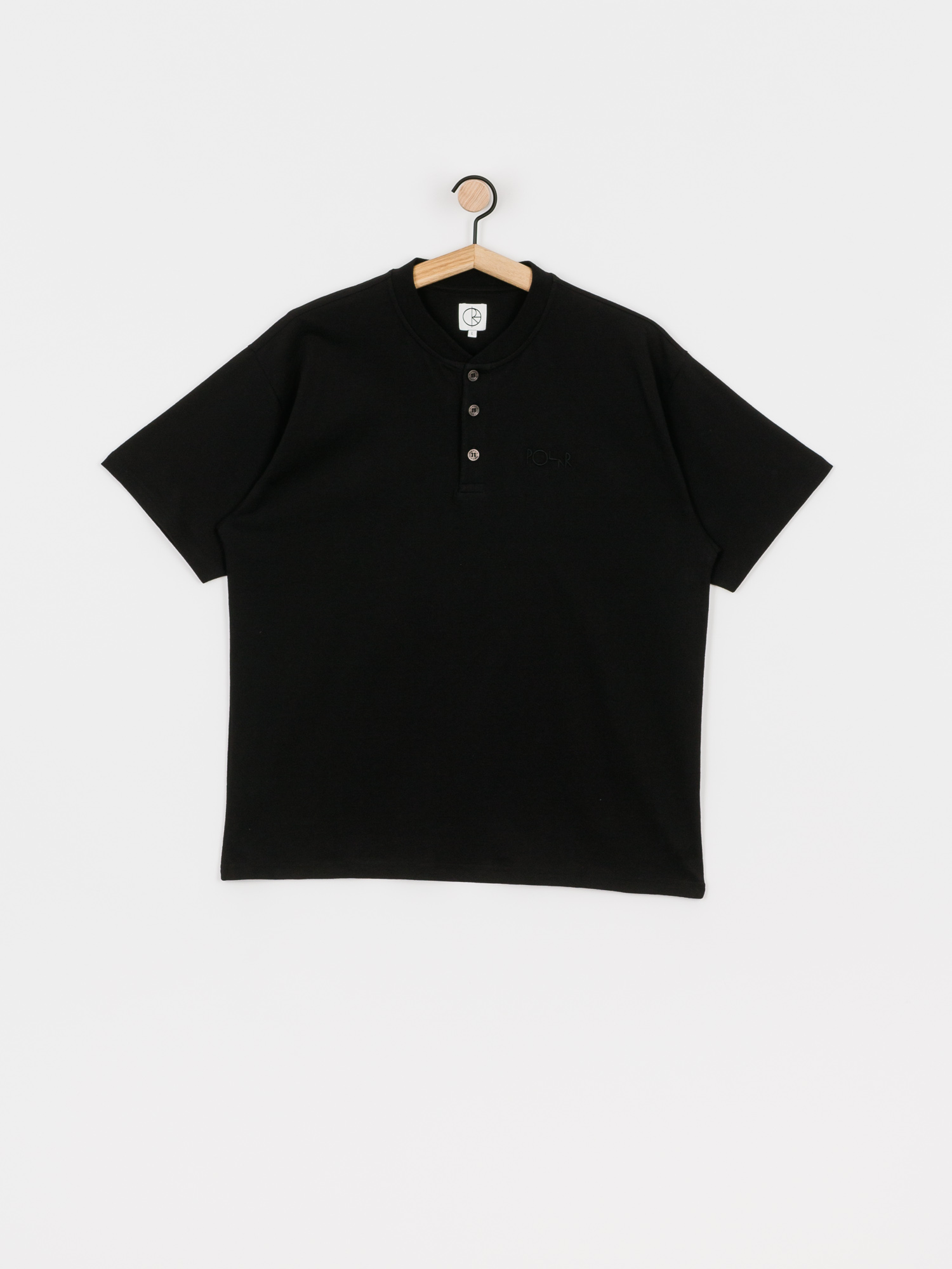 Polar Skate Henley T-shirt (black)