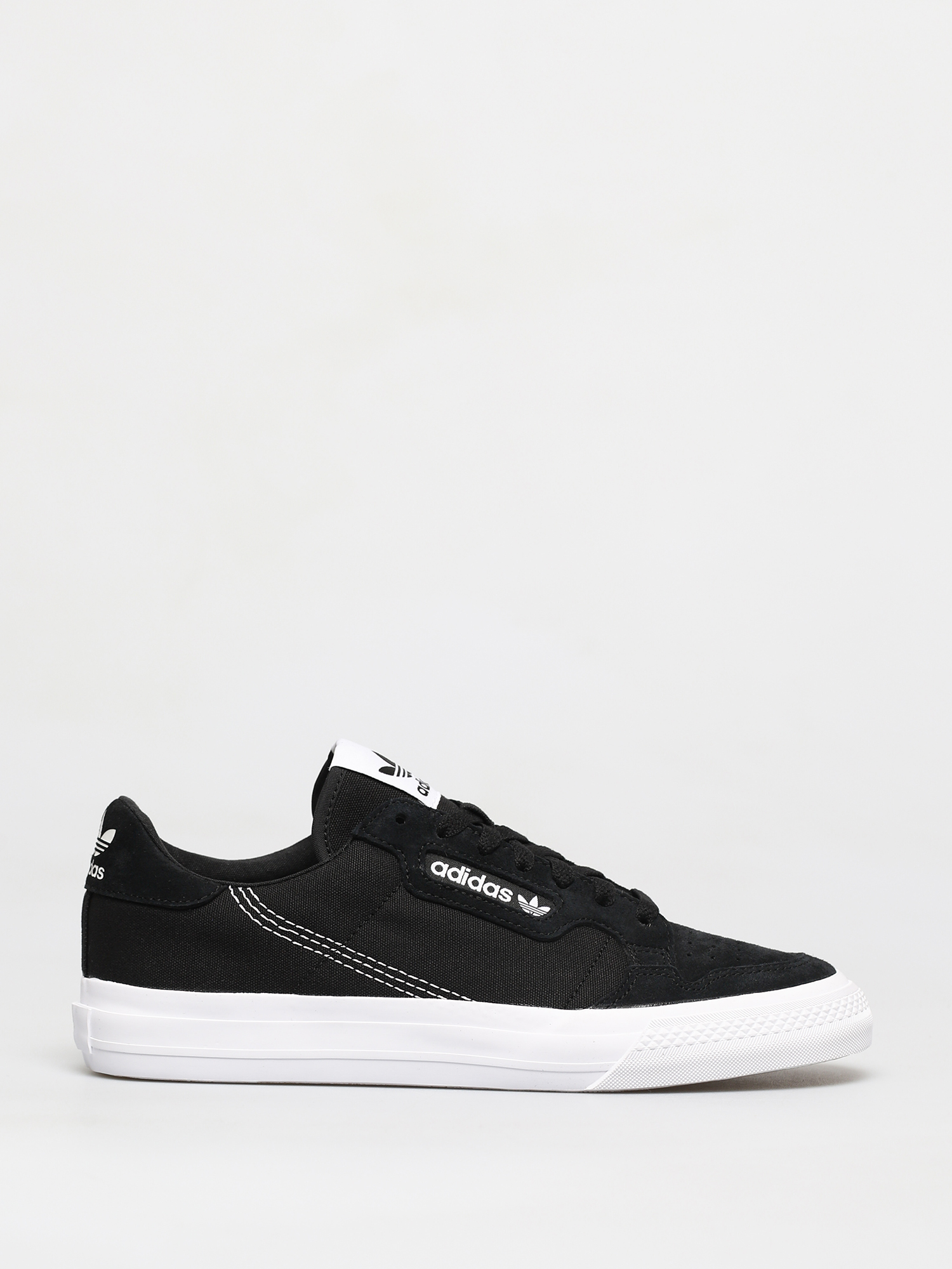 adidas Originals Continental Vulc Shoes (cblack/ftwwht/cblack)