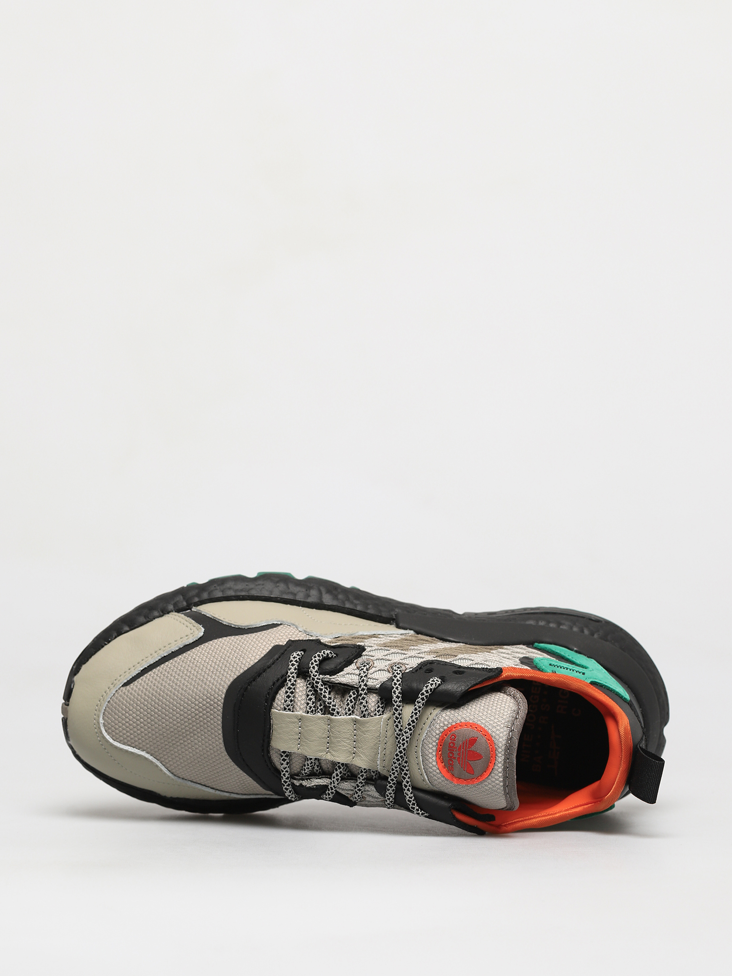 adidas Originals Nite Jogger Shoes (sesame/cblack/bgreen)