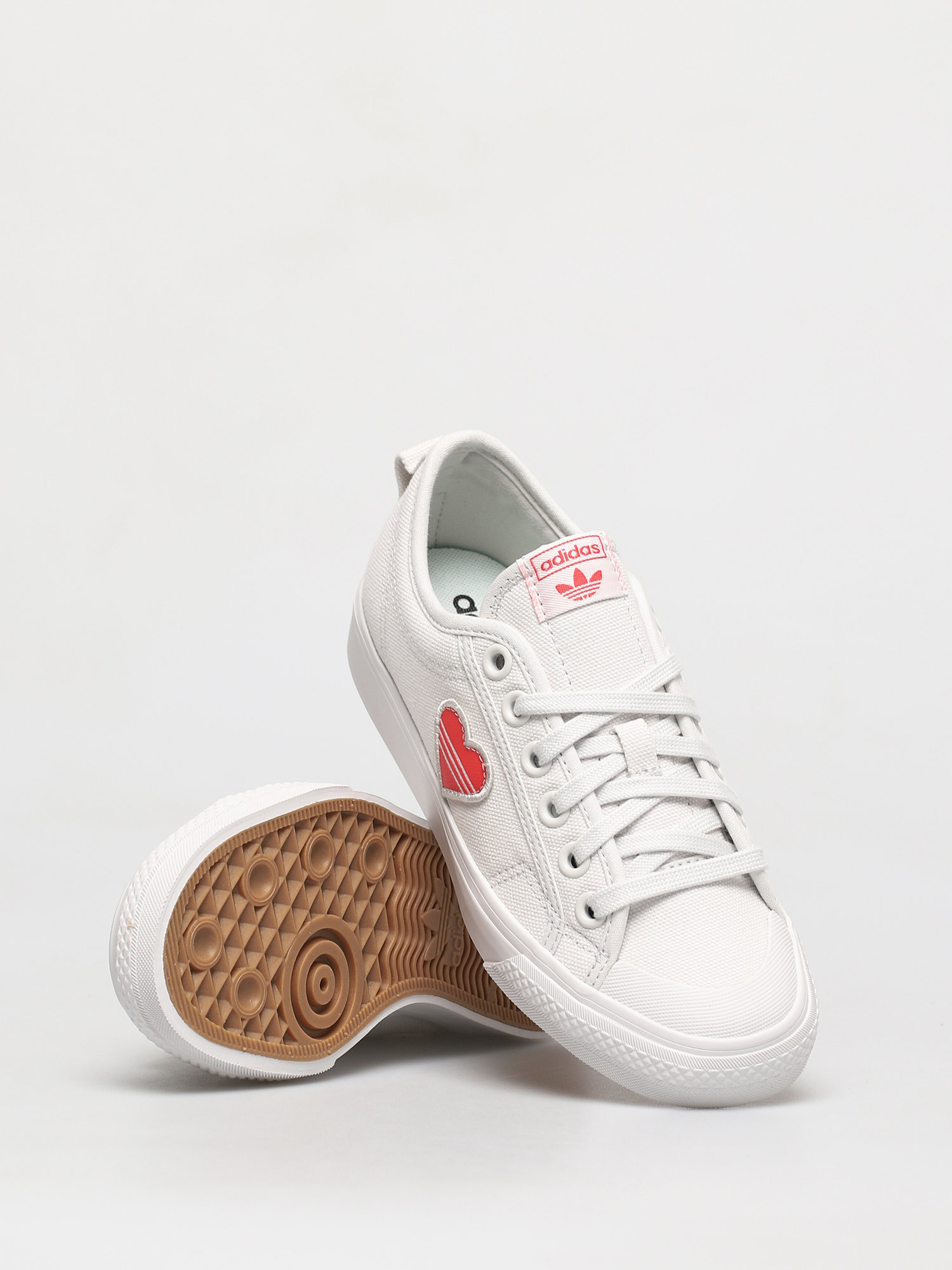 adidas Originals Nizza Trefoil Shoes Wmn (crywht/shored/cblack)