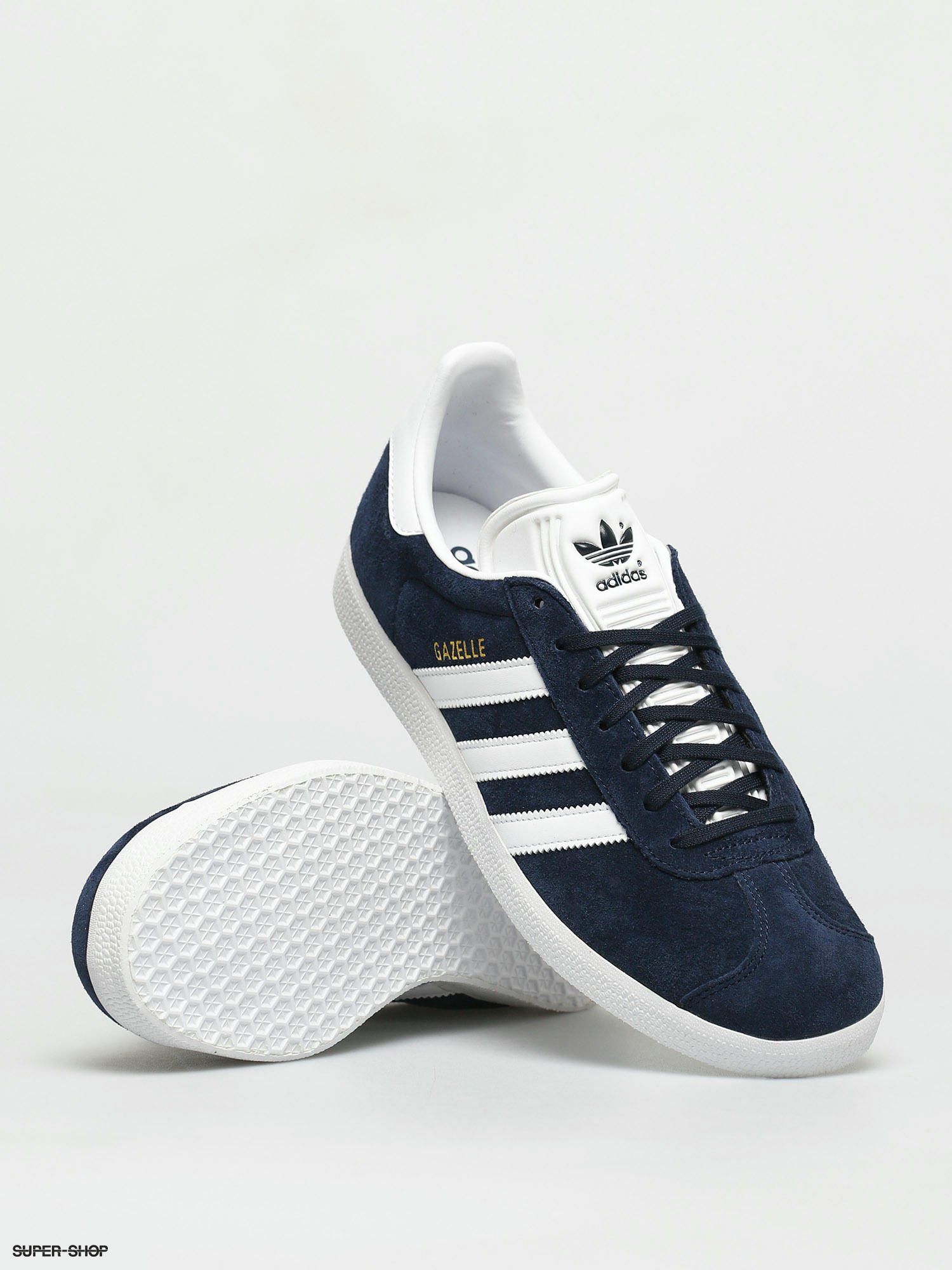 Adidas gazelle outlet white/gold met