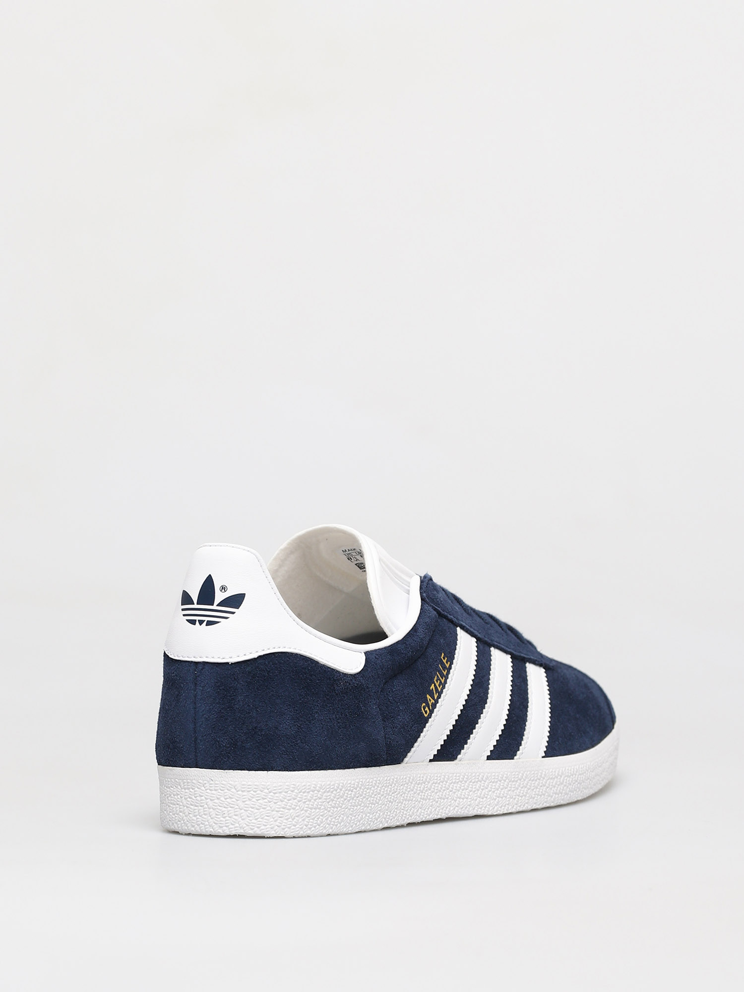 adidas Originals Gazelle Shoes (collegiate navy/white/gold met)