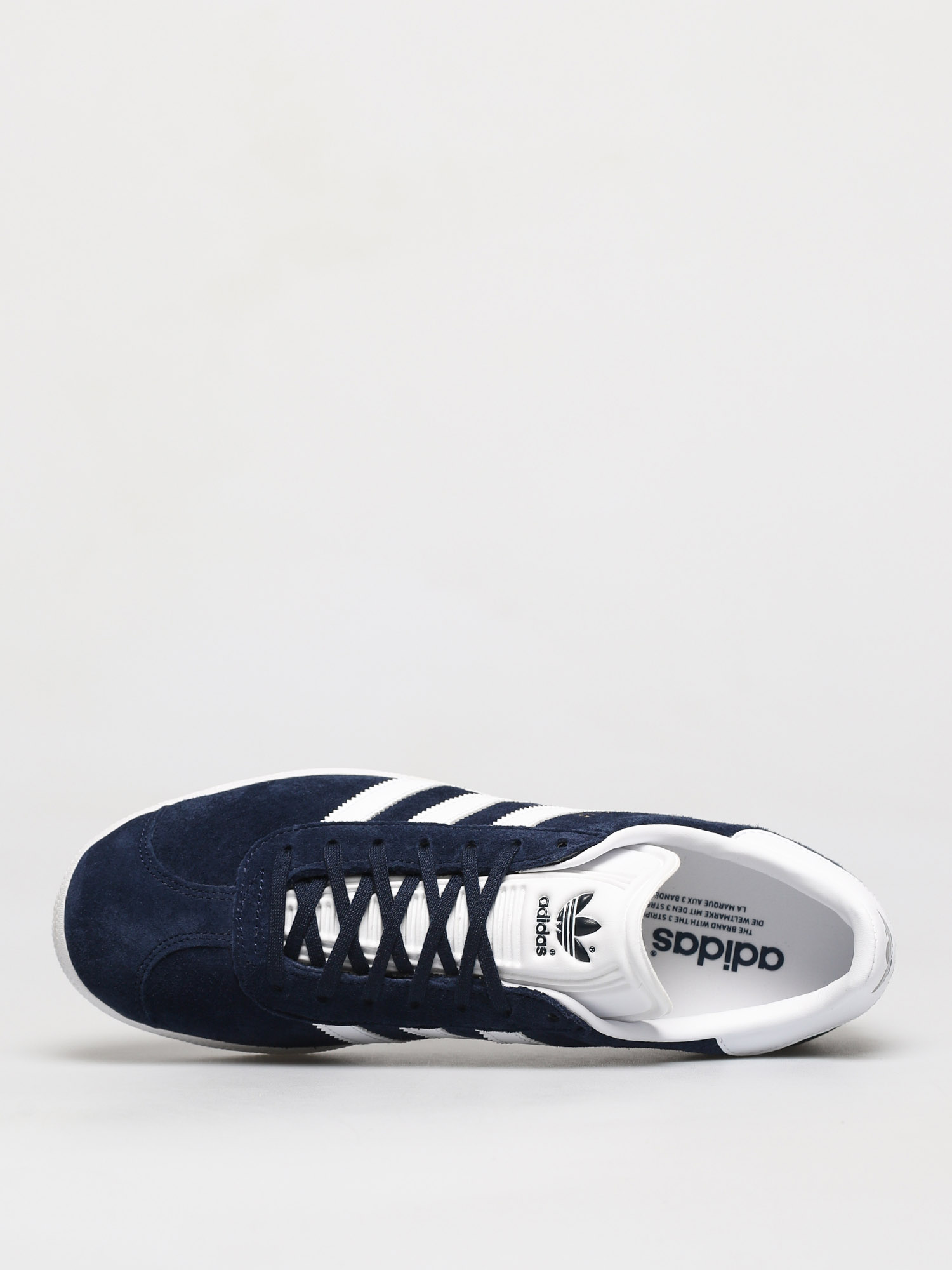 adidas Originals Gazelle Shoes (collegiate navy/white/gold met)