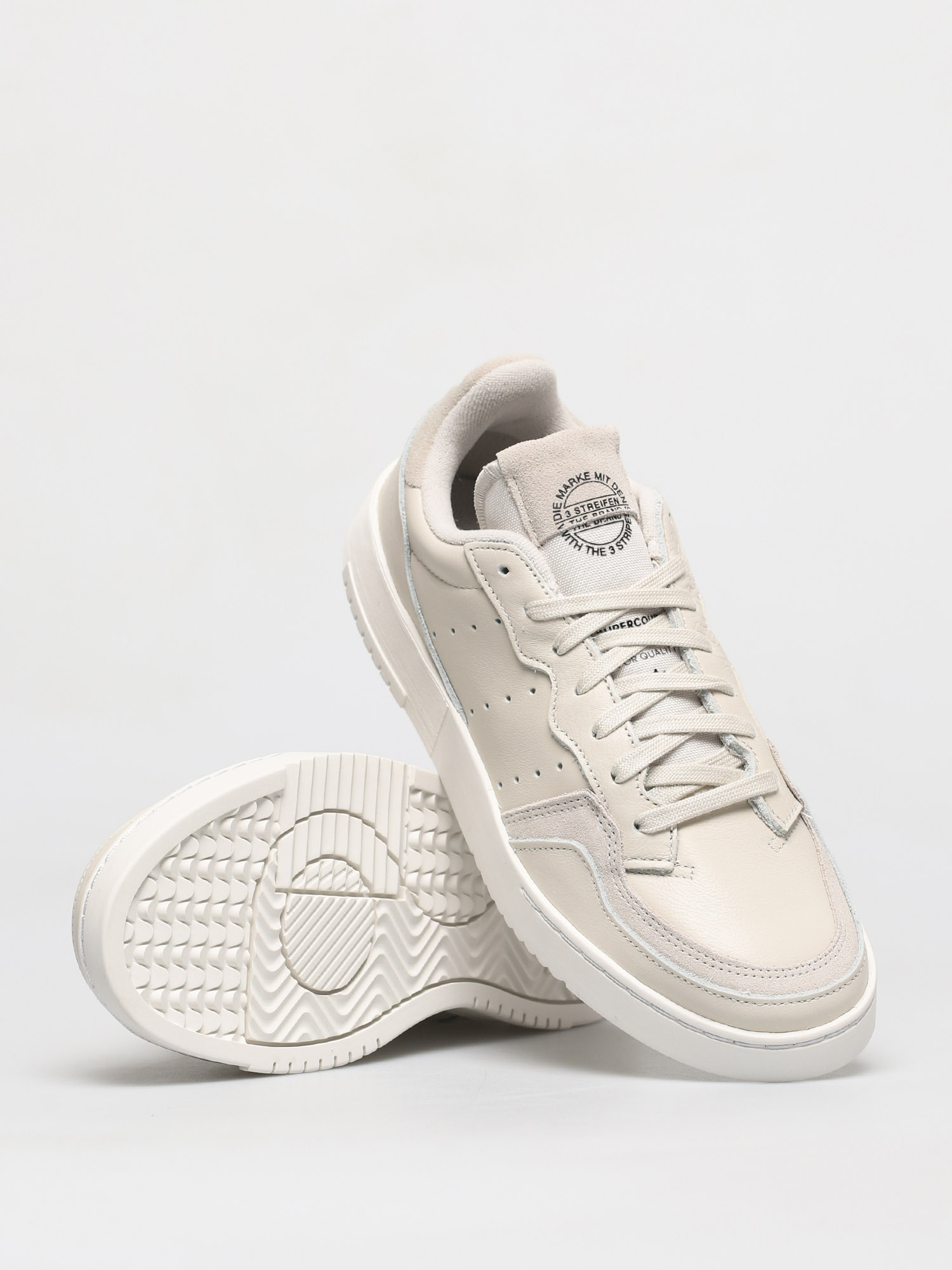 adidas Originals Supercourt Shoes (rawwht/rawwht/crywht)