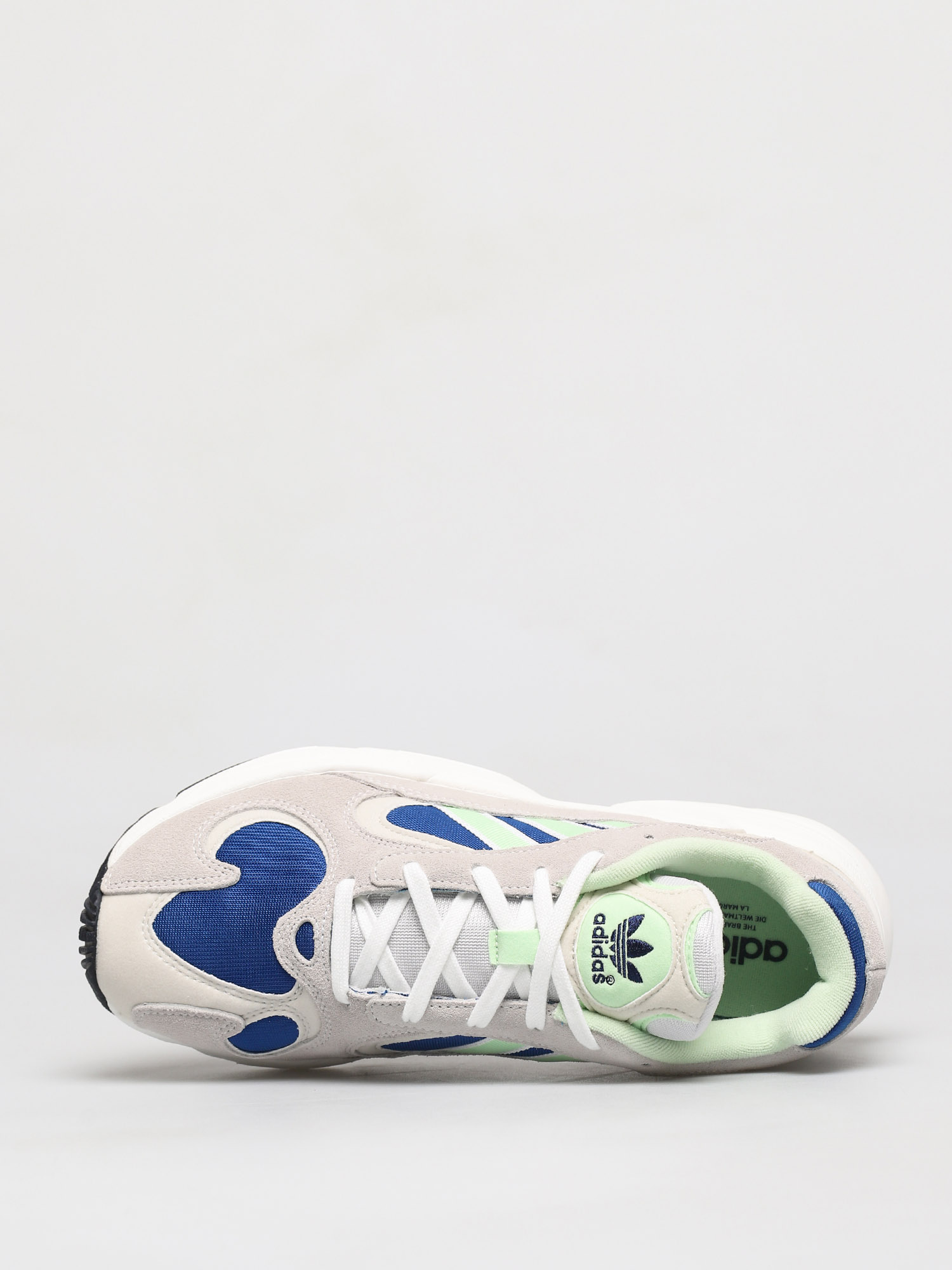 adidas Originals Yung 1 Shoes (ftwr white/glow green/collegiate royal)