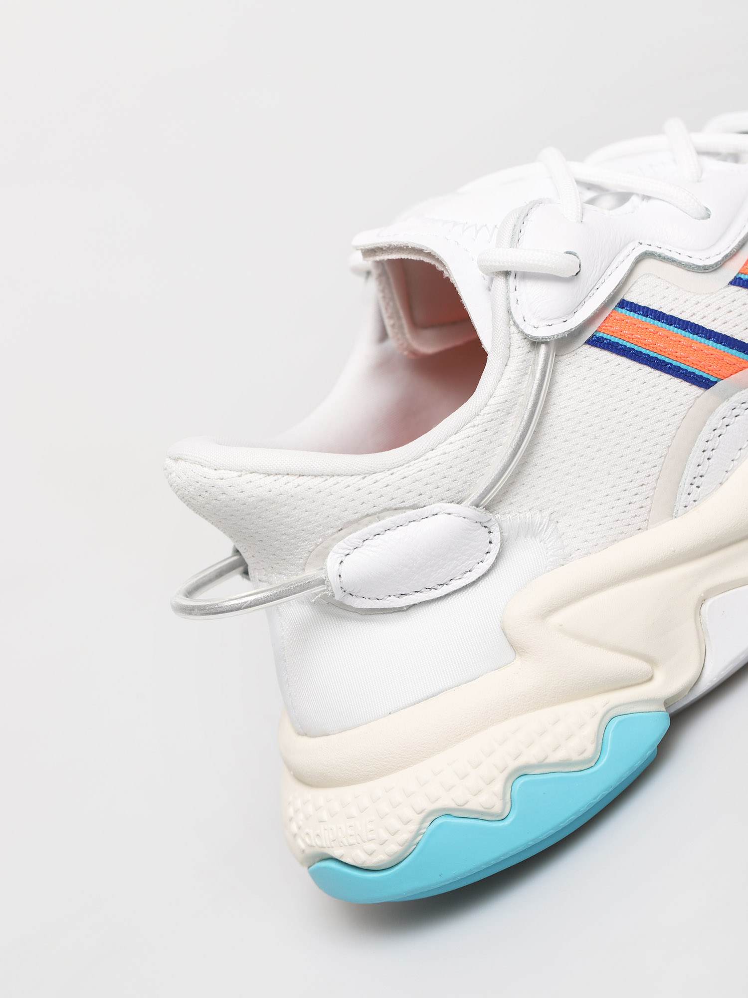 adidas Originals Ozweego Shoes Wmn (white/signal coral/blue glow)