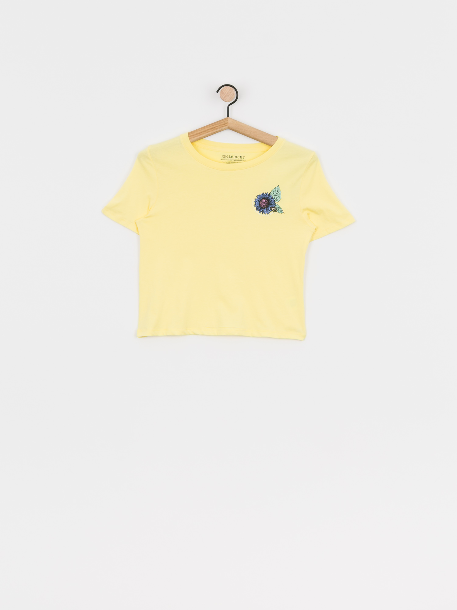 Element Branded Crop T-shirt Wmn (popcorn)