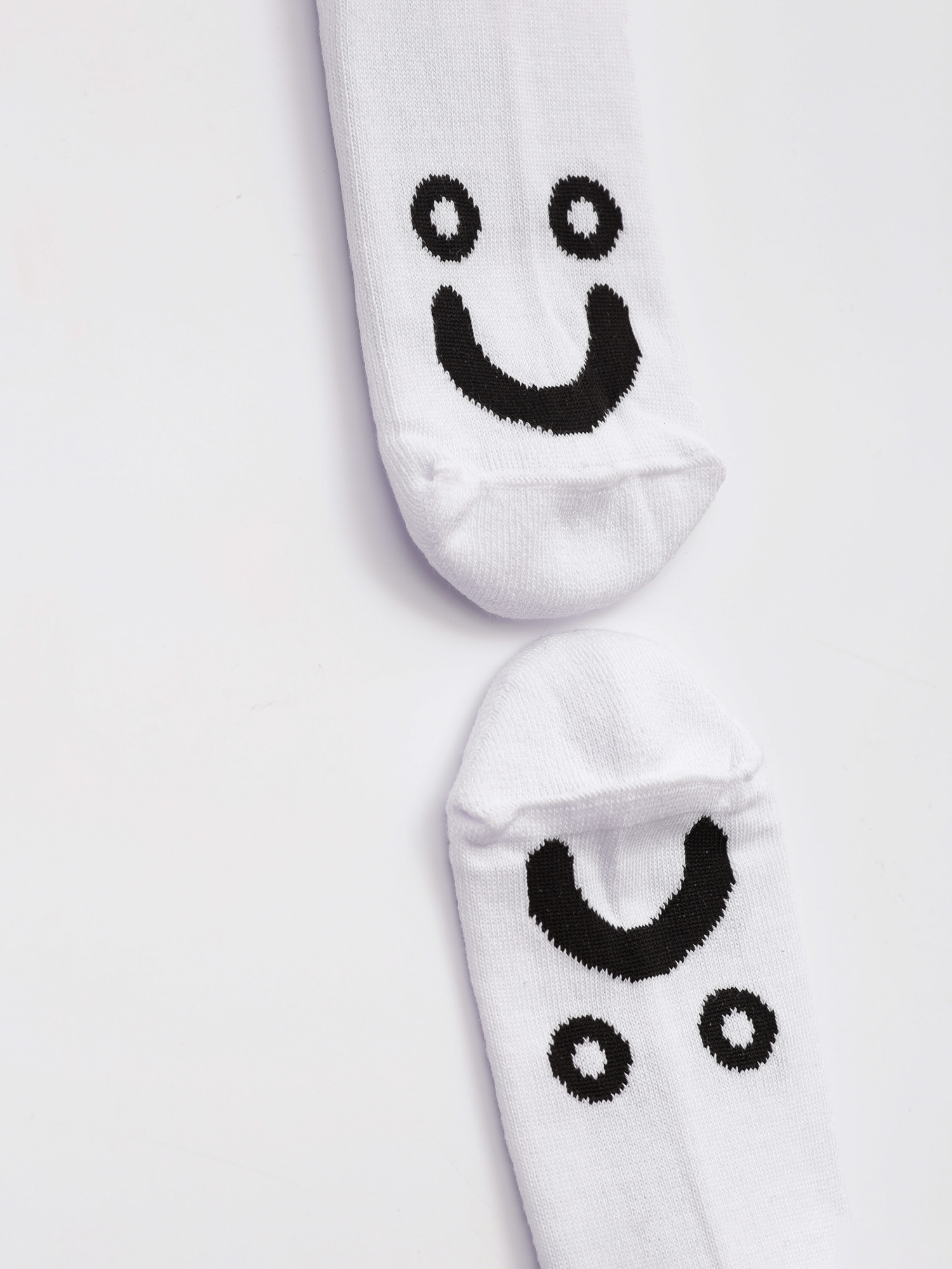 Polar Skate Happy Sad Stripes Socks (green)