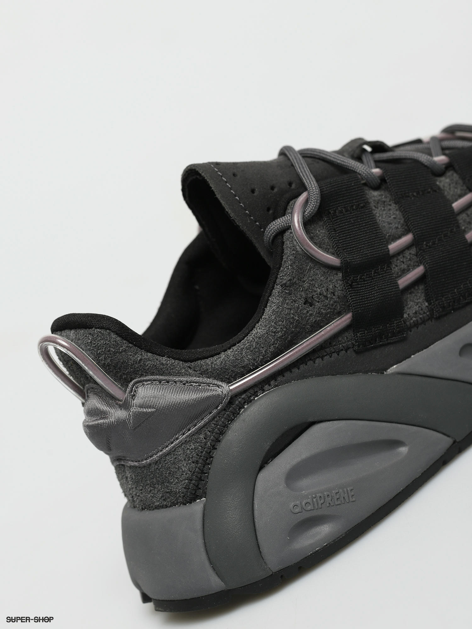 adidas originals lxcon adiprene trainers in triple black