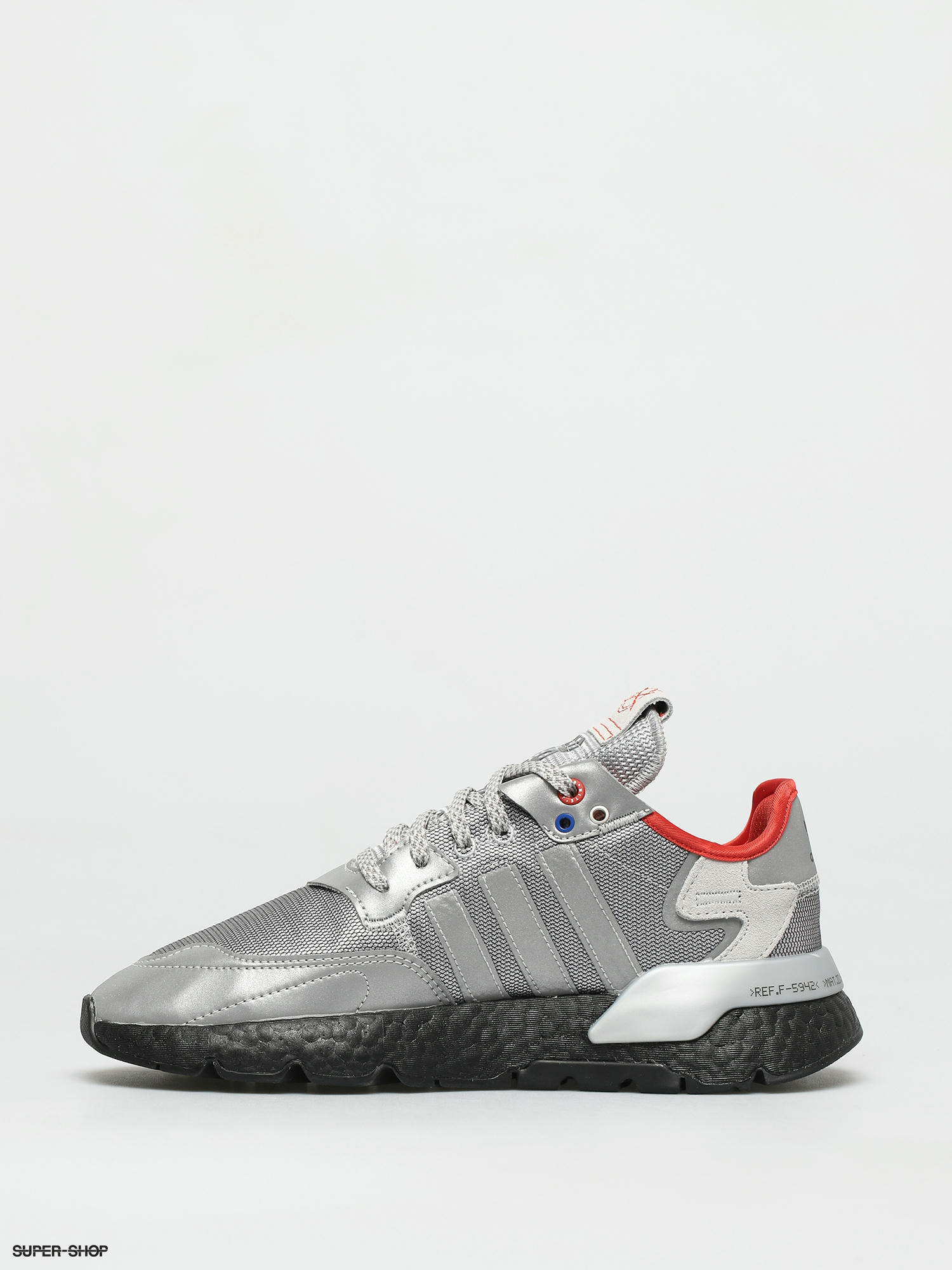 Adidas nite jogger silver sale