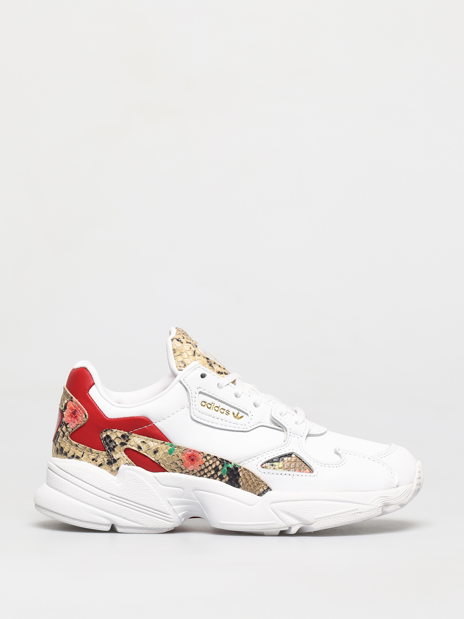 adidas Originals Falcon Schuhe Wmn (white/scarlet/gold met)