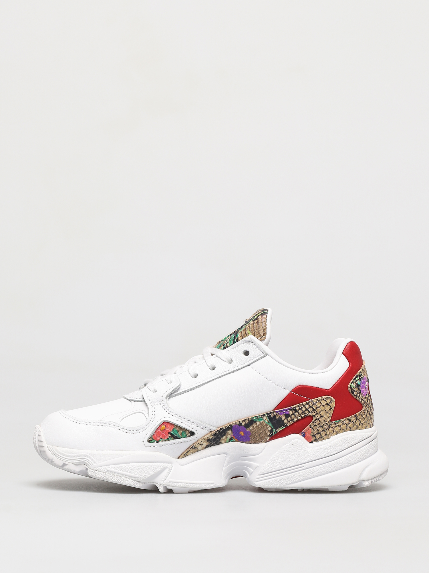 adidas Originals Falcon Shoes Wmn (white/scarlet/gold met)