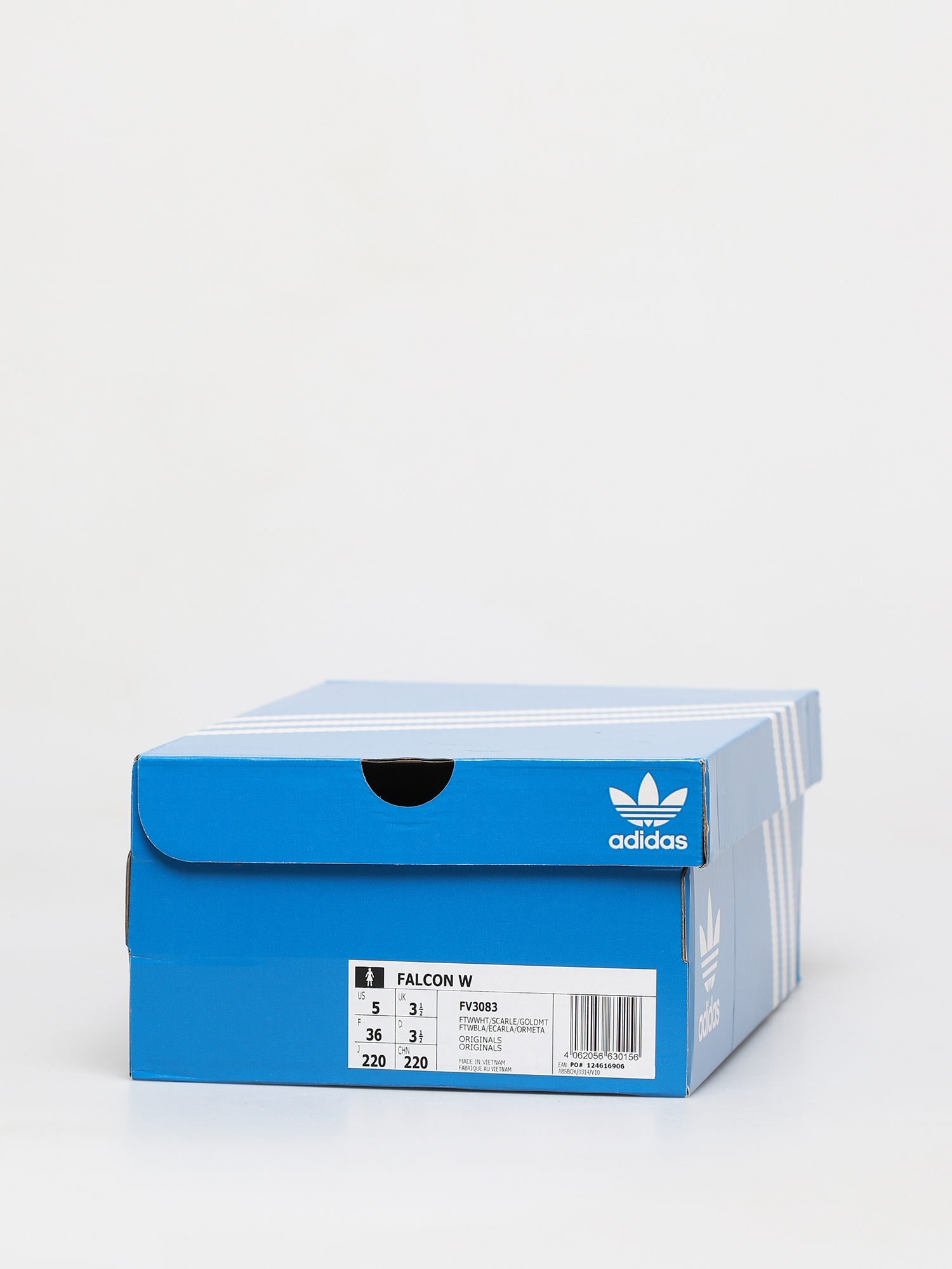 adidas Originals Falcon Shoes Wmn (white/scarlet/gold met)