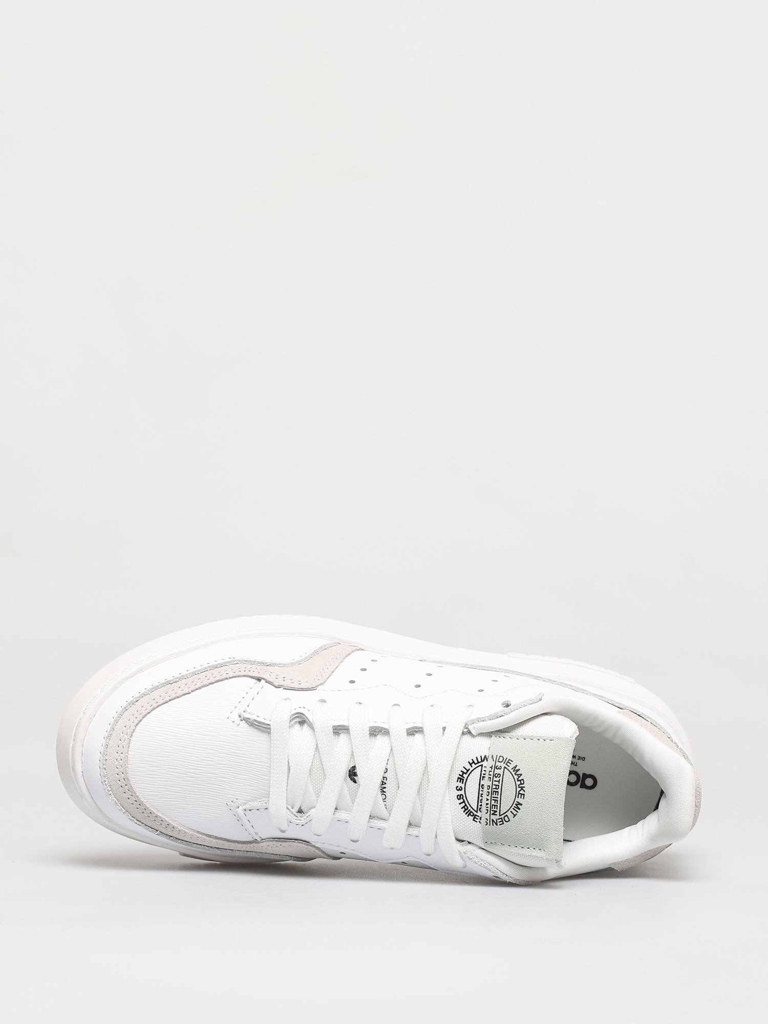 adidas supercourt white dash green