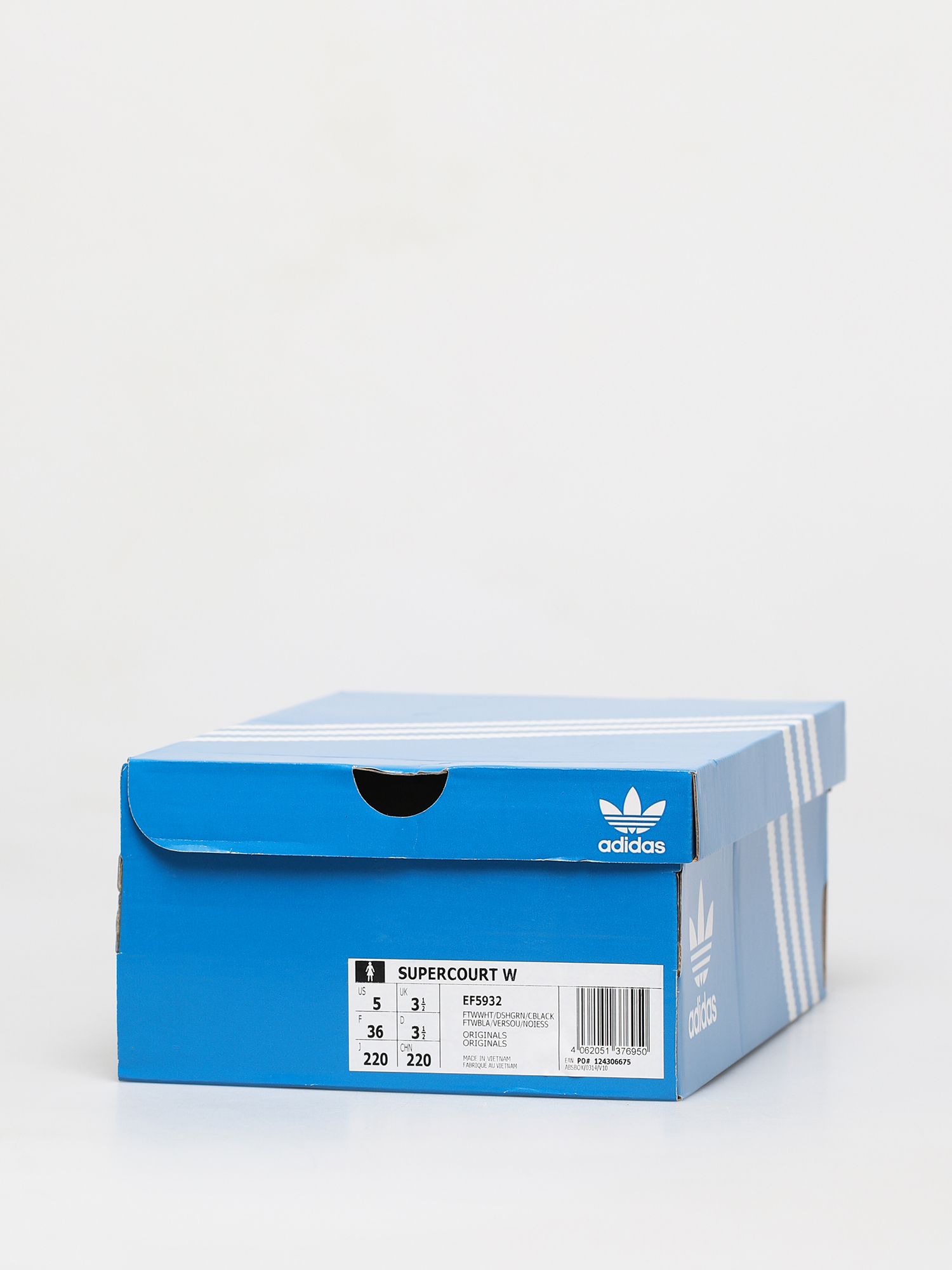 adidas Originals Supercourt Schuhe Wmn (white/dash green/core black)