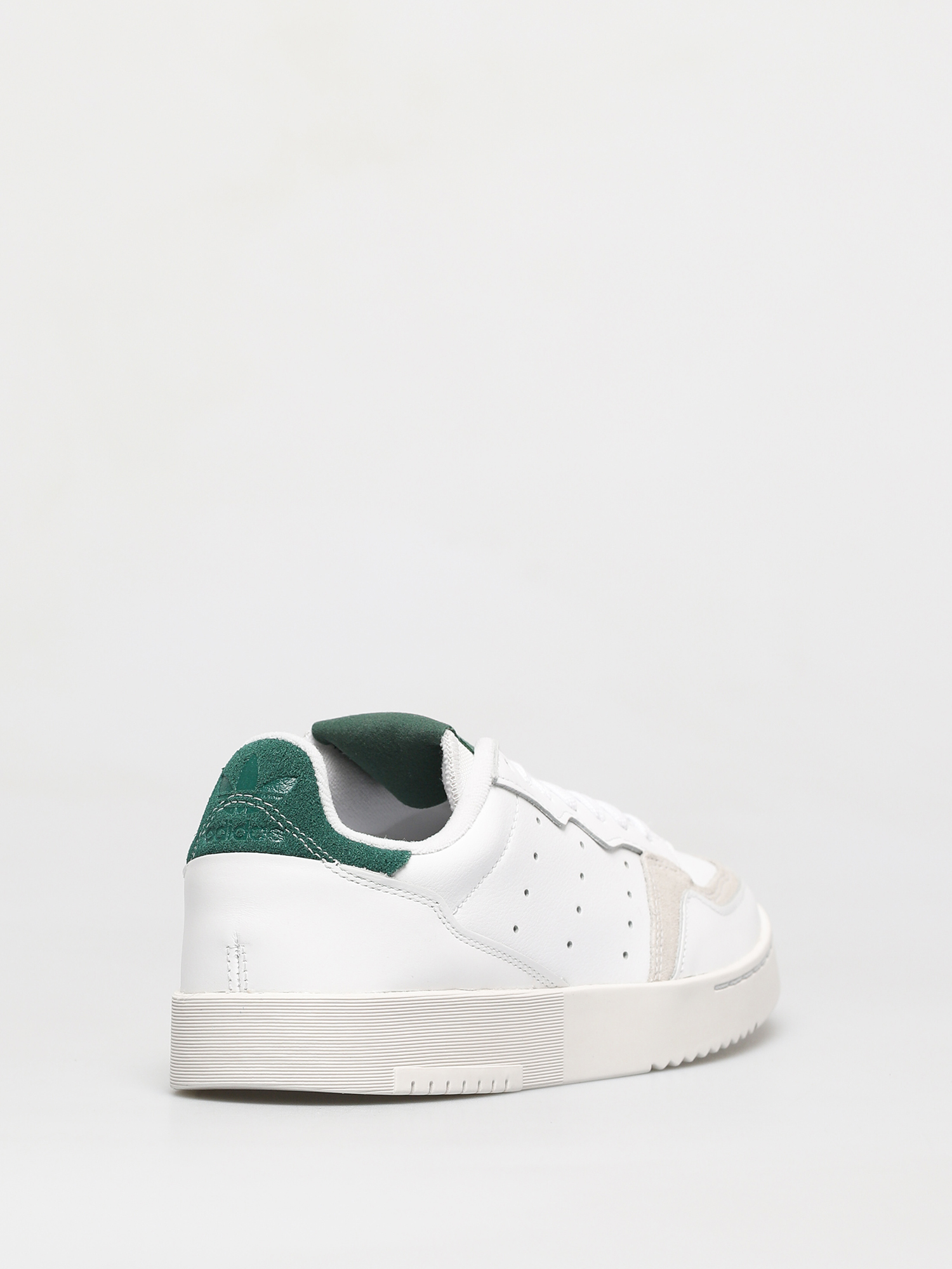 adidas Originals Supercourt Shoes (white/white/collegiate green)